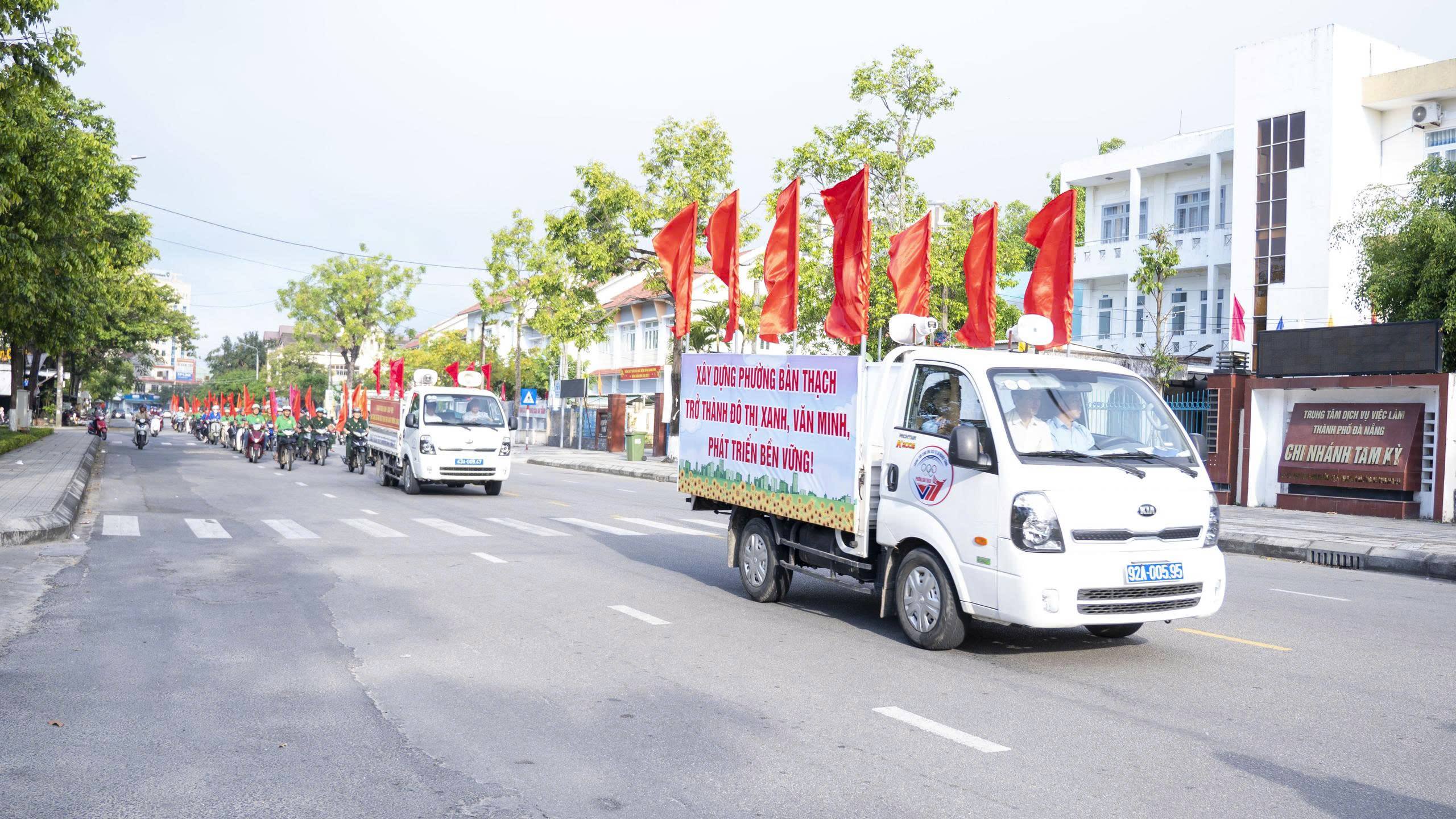 Bàn Thạch phát động ra quân đảm bảo trật tự vỉa hè, vệ sinh môi trường và mỹ quan đô thị