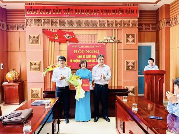 Đảng uỷ phường Bàn Thạch tổ chức hội nghị công bố quyết định bổ nhiệm cán bộ lãnh đạo, quản lý