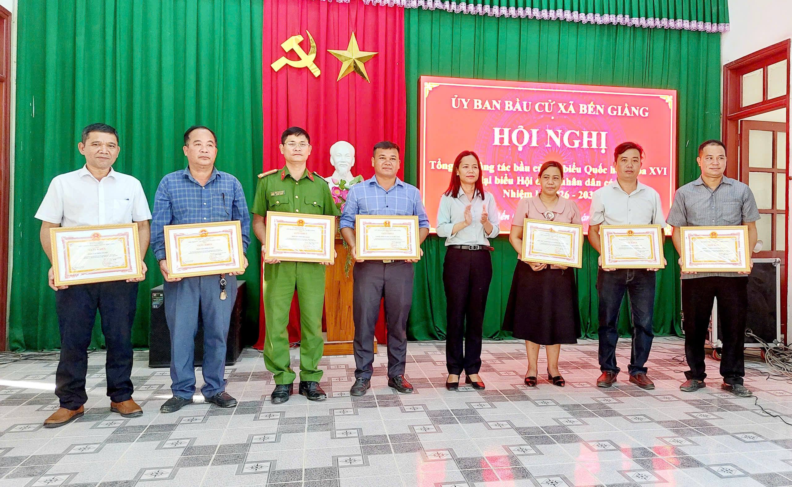 Xã Bến Giằng tổng kết công tác bầu cử đại biểu Quốc hội và đại biểu HĐND các cấp, nhiệm kỳ 2026 - 2031
