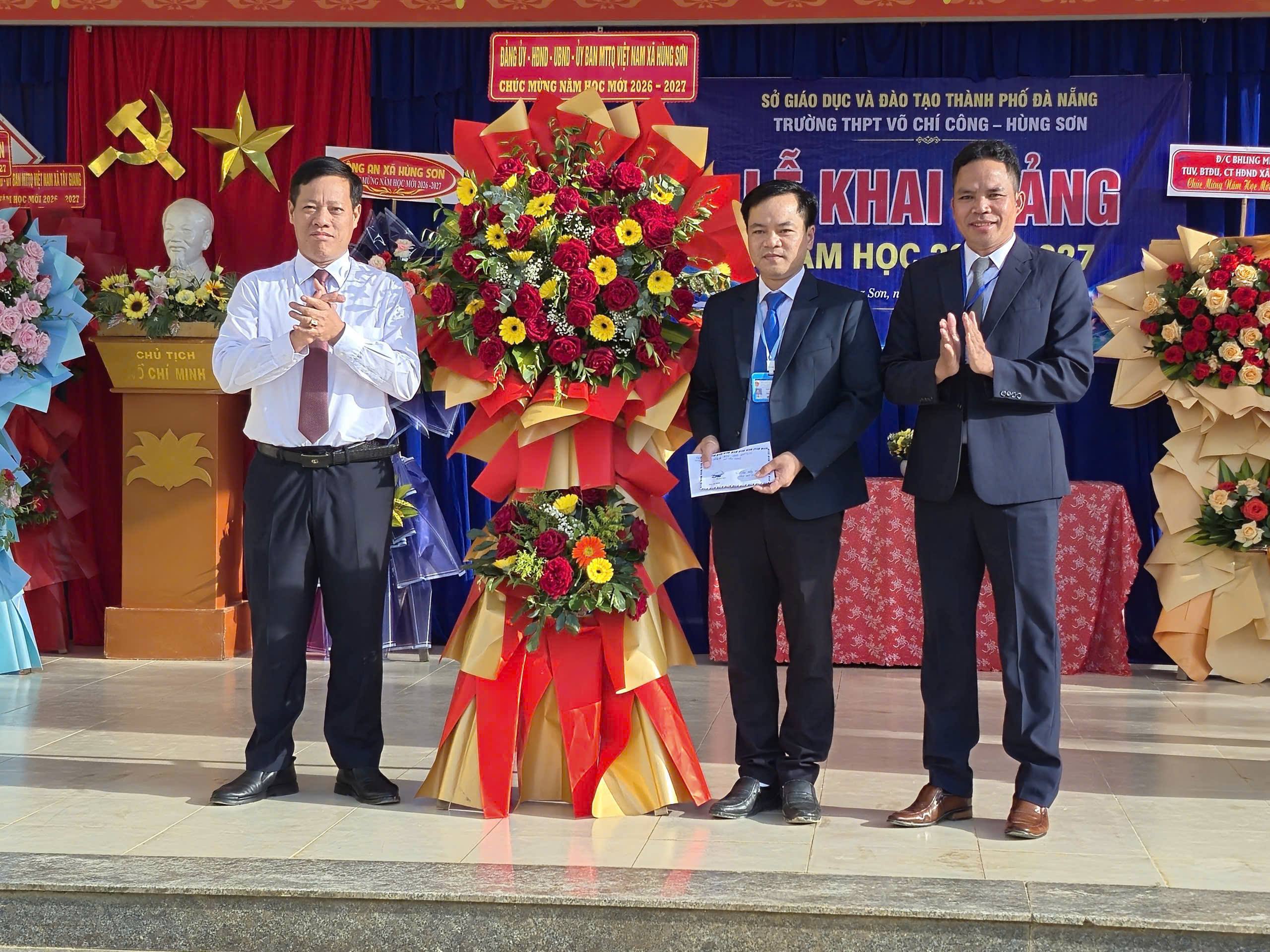 TRƯỜNG THPT VÕ CHÍ CÔNG - HÙNG SƠN KHAI GIẢNG NĂM HỌC 2026-2027