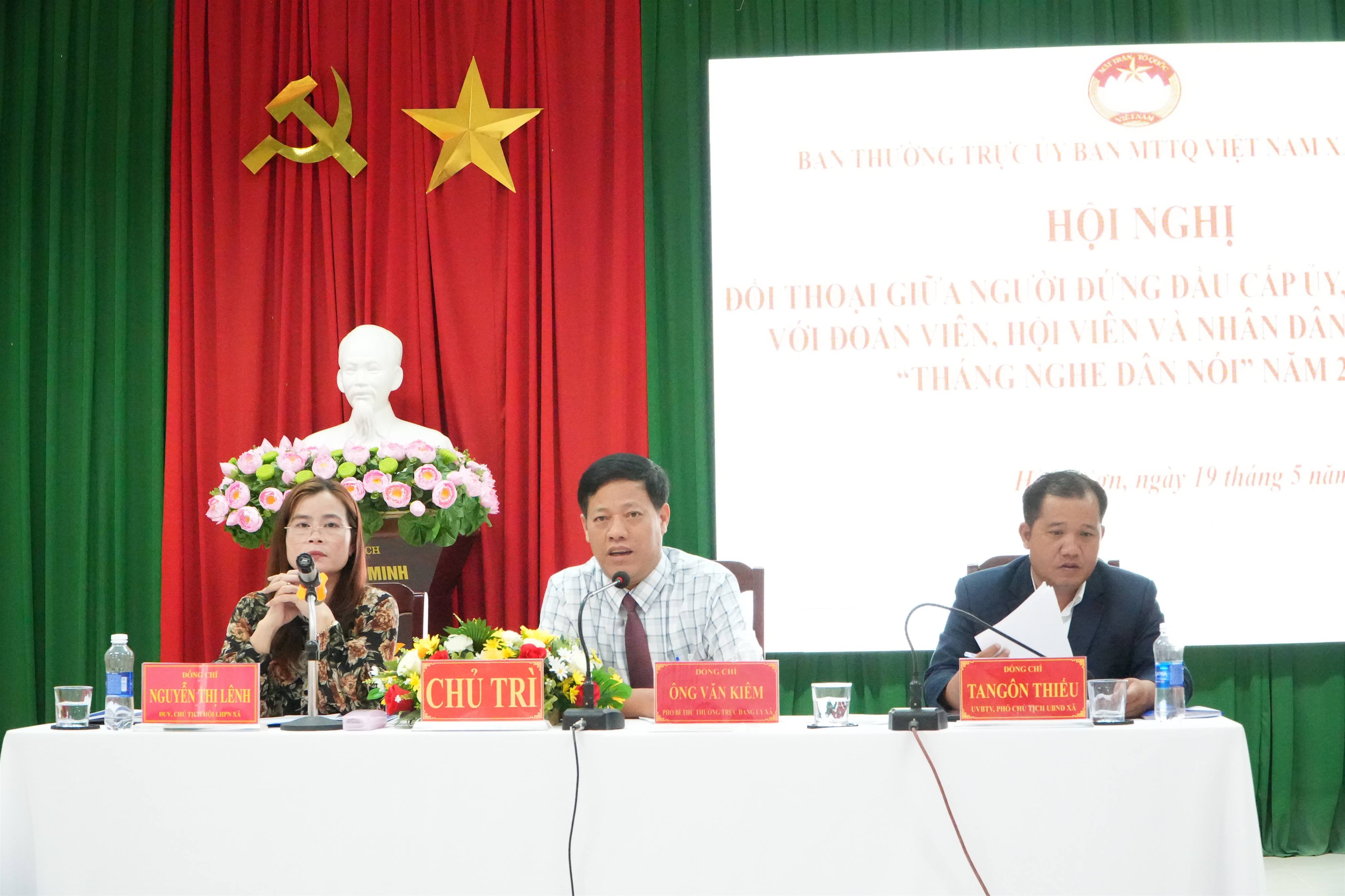 XÃ HÙNG SƠN TỔ CHỨC HỘI NGHỊ ĐỐI THOẠI “THÁNG NGHE DÂN NÓI” NĂM 2026