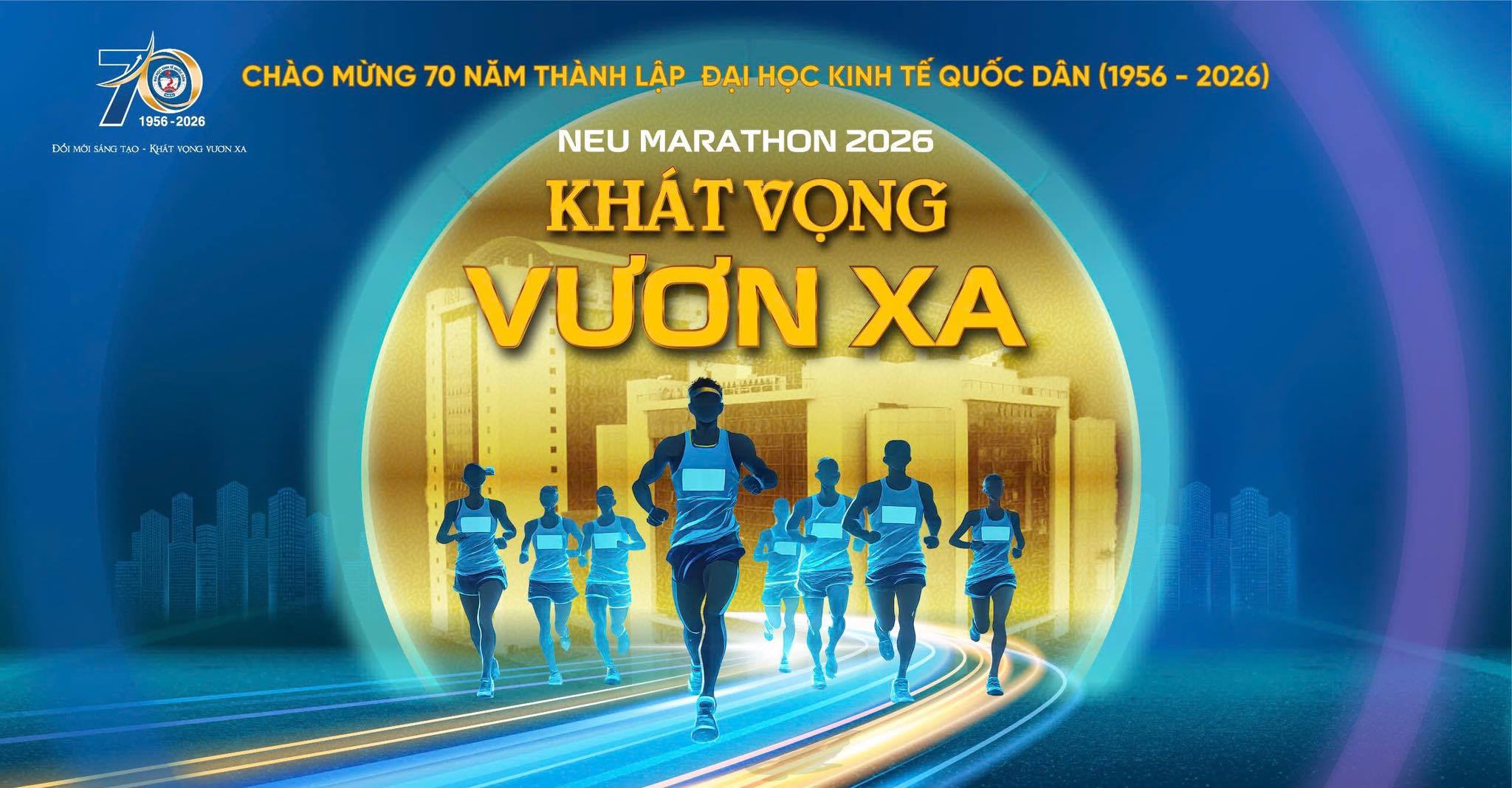 Giải chạy trực tuyến NEU Marathon 2026 – Khát Vọng Vươn Xa