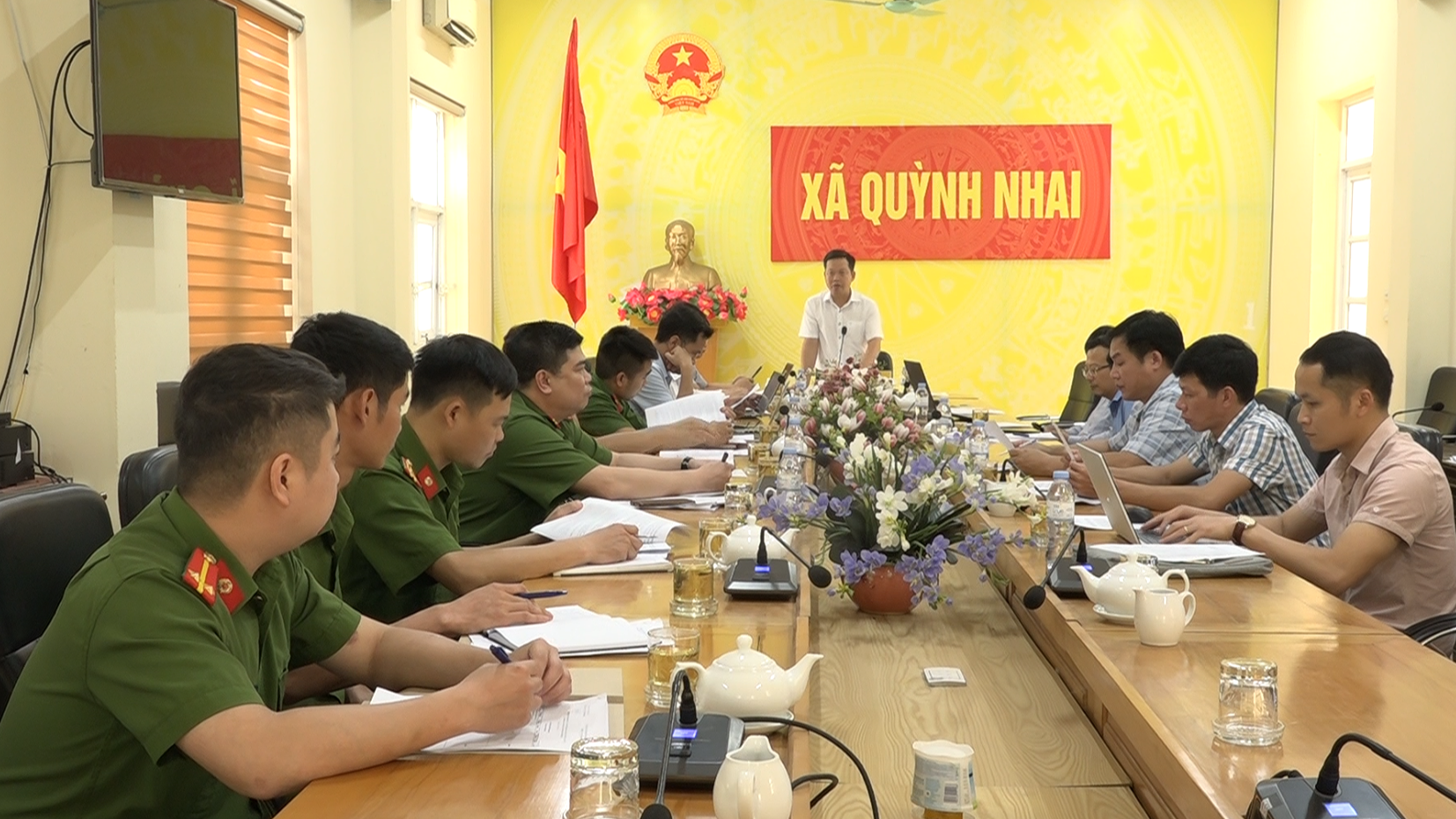 Họp Ban tổ chức Hội thi “Lực lượng tham gia bảo vệ ANTT ở cơ sở giỏi” Cụm thi khu vực Quỳnh Nhai
