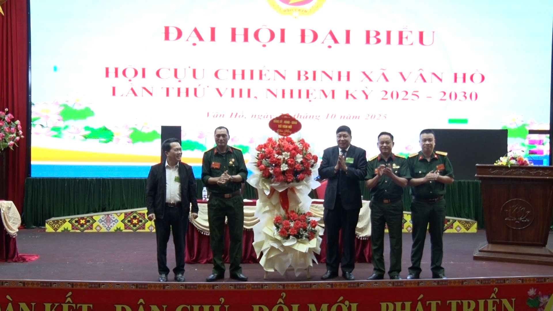 Đại hội đại biểu Hội Cựu chiến binh xã Vân Hồ lần thứ VIII,  nhiệm kỳ 2025 – 2030