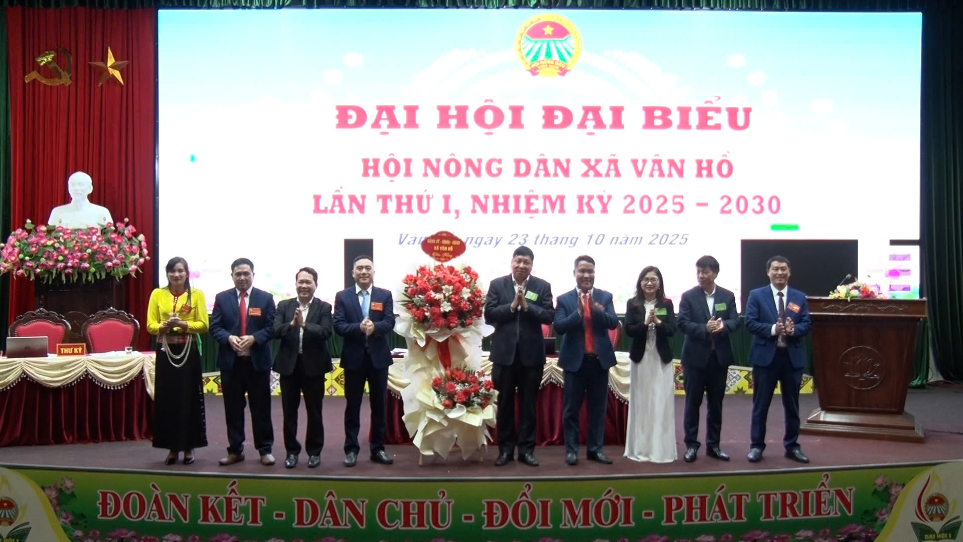 Đại hội đại biểu hội Nông dân xã Vân Hồ lần thứ nhất, nhiệm kỳ 2025 - 2030