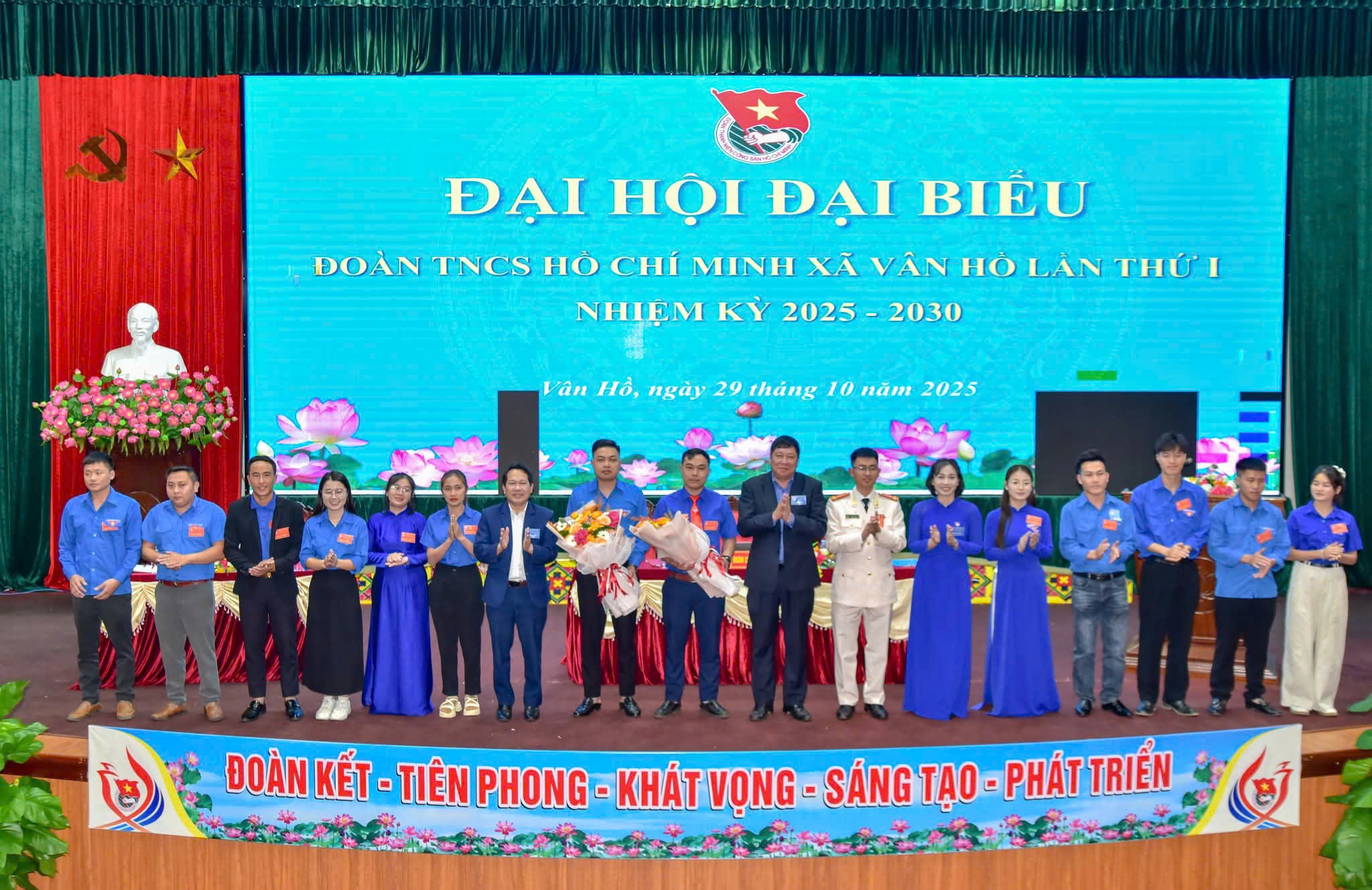 Đại hội Đại biểu Đoàn thanh niên Cộng sản Hồ Chí Minh xã Vân Hồ lần thứ I, nhiệm kỳ 2025 - 2030