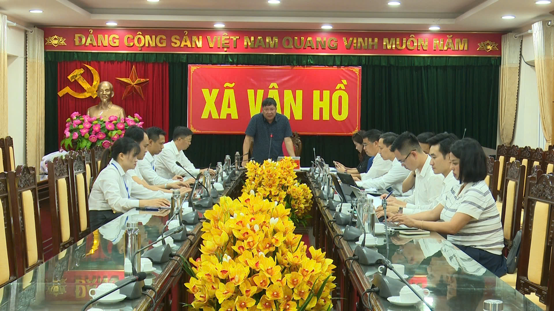 Xã Vân Hồ họp BCĐ thực hiện các chương trình hành động của BCH Đảng bộ xã nhiệm kỳ 2025 -2030