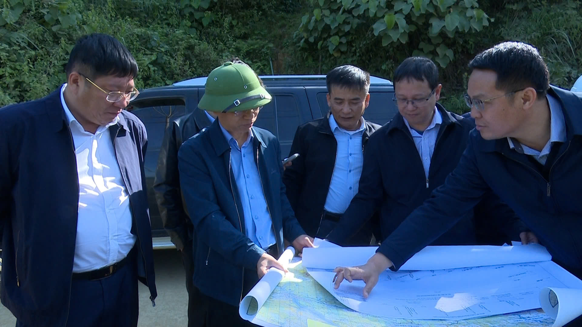 Đồng chí Phó Chủ tịch UBND tỉnh kiểm tra tiến độ Dự án cao tốc Hòa Bình – Mộc Châu