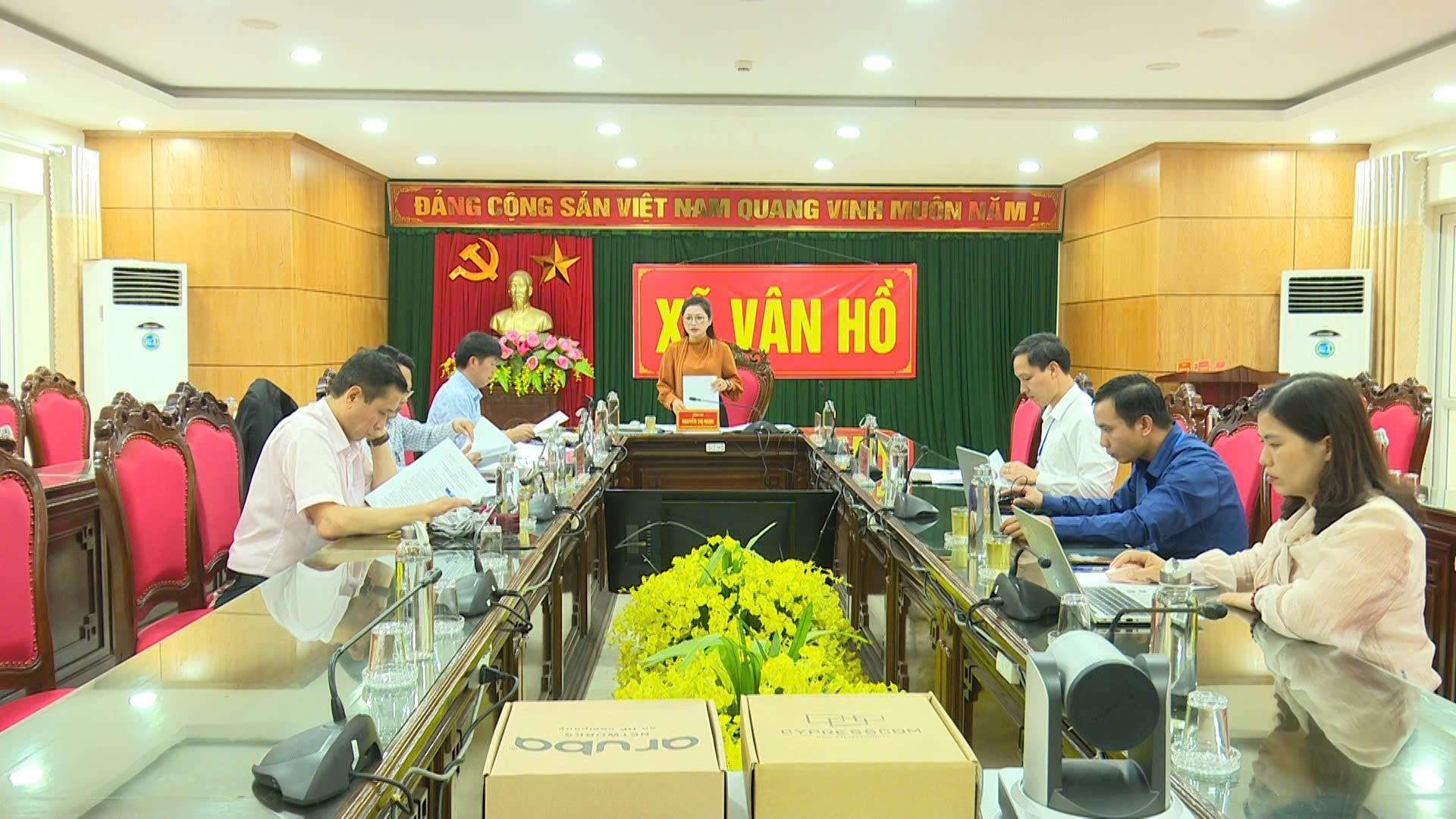 Hội nghị liên tịch thống nhất nội dung Kỳ họp chuyên đề lần thứ ba của HĐND xã khóa XXI, nhiệm kỳ 2021-2026