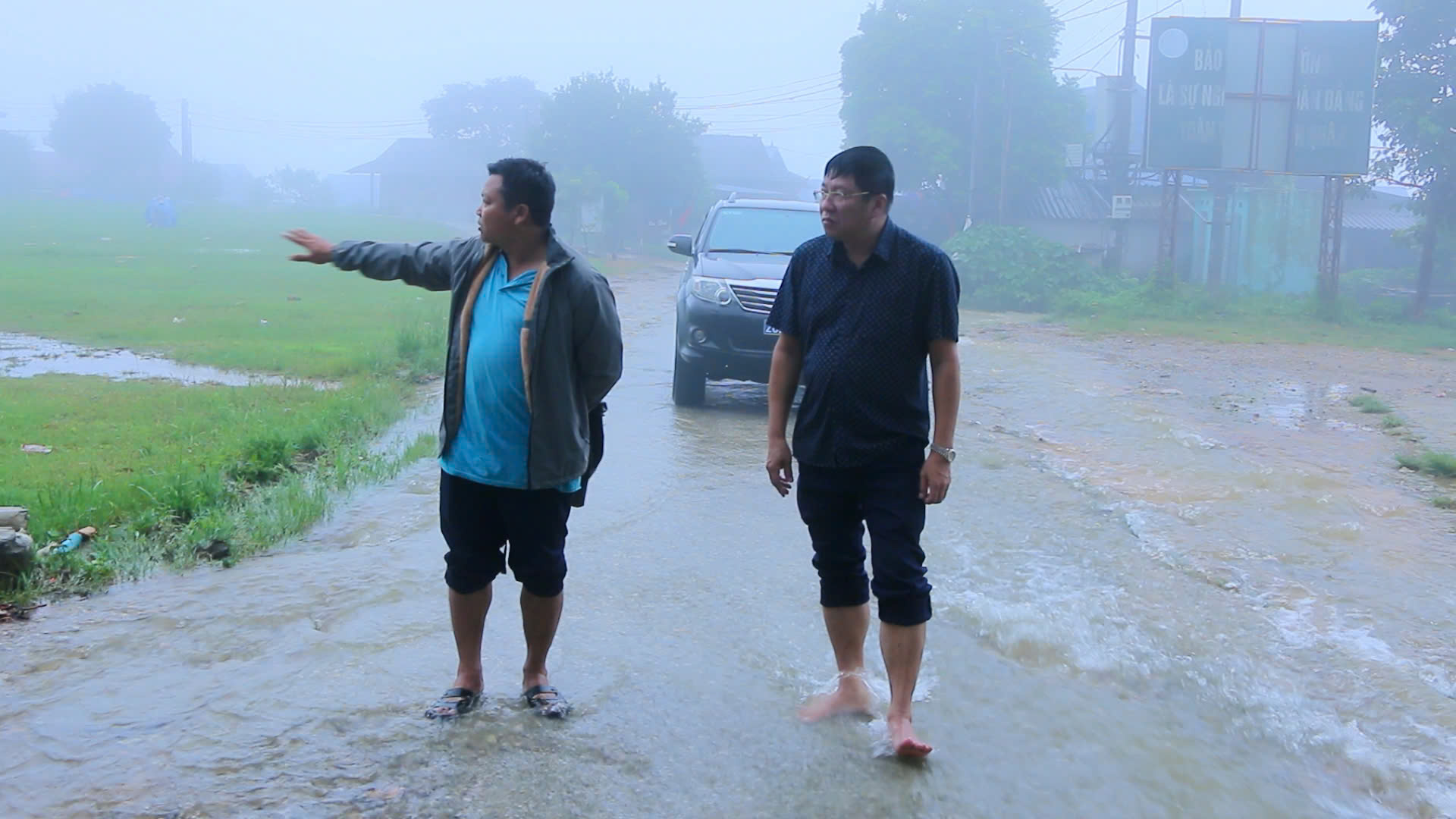 Xã Vân Hồ tập trung ứng phó tình hình mưa, lũ sau cơn bão số 5