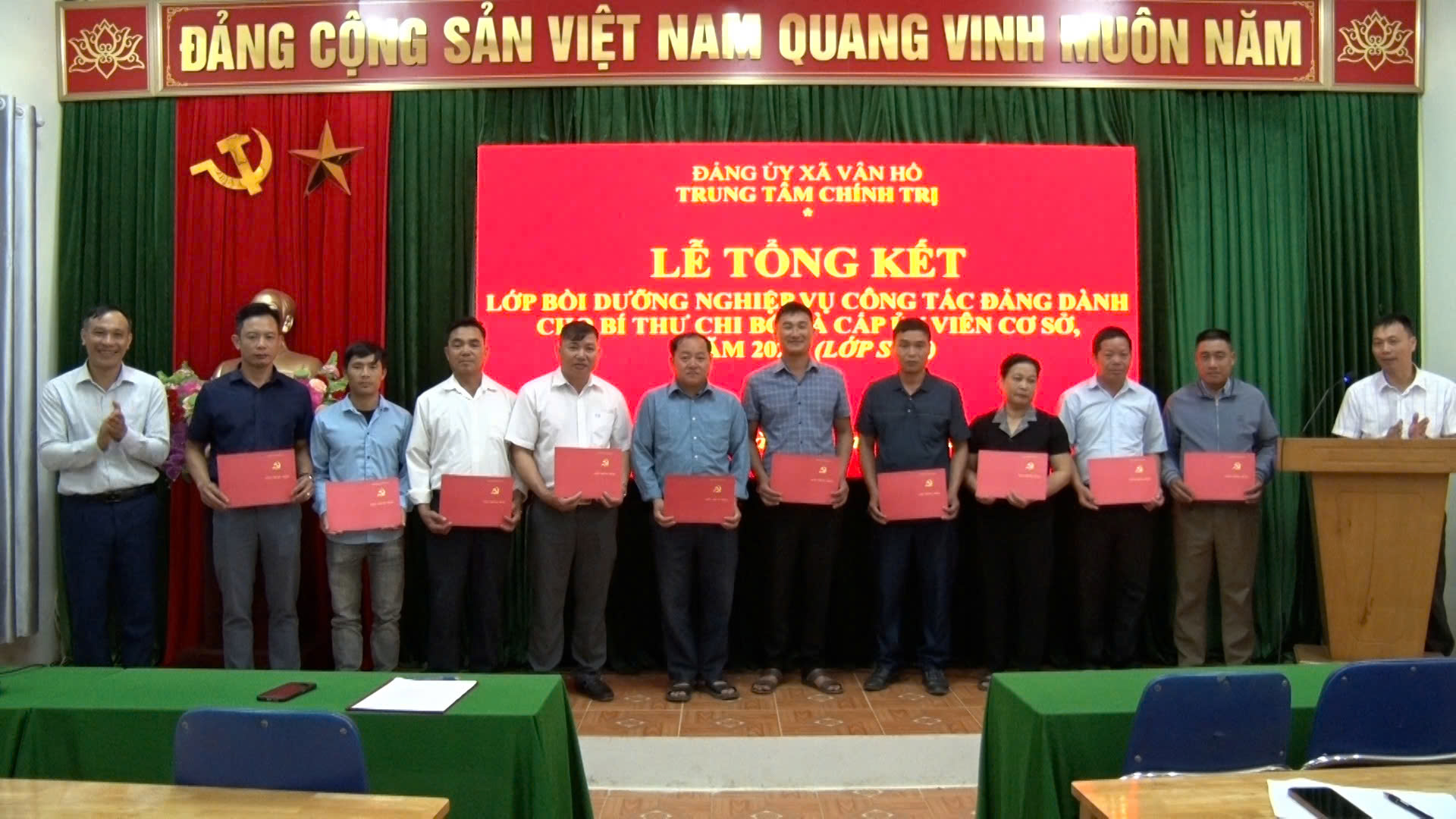 Tổng kết Lớp Bồi dưỡng nghiệp vụ công tác Đảng dành cho Bí thư chi bộ và cấp ủy viên cơ sở năm 2025 (lớp số 2)