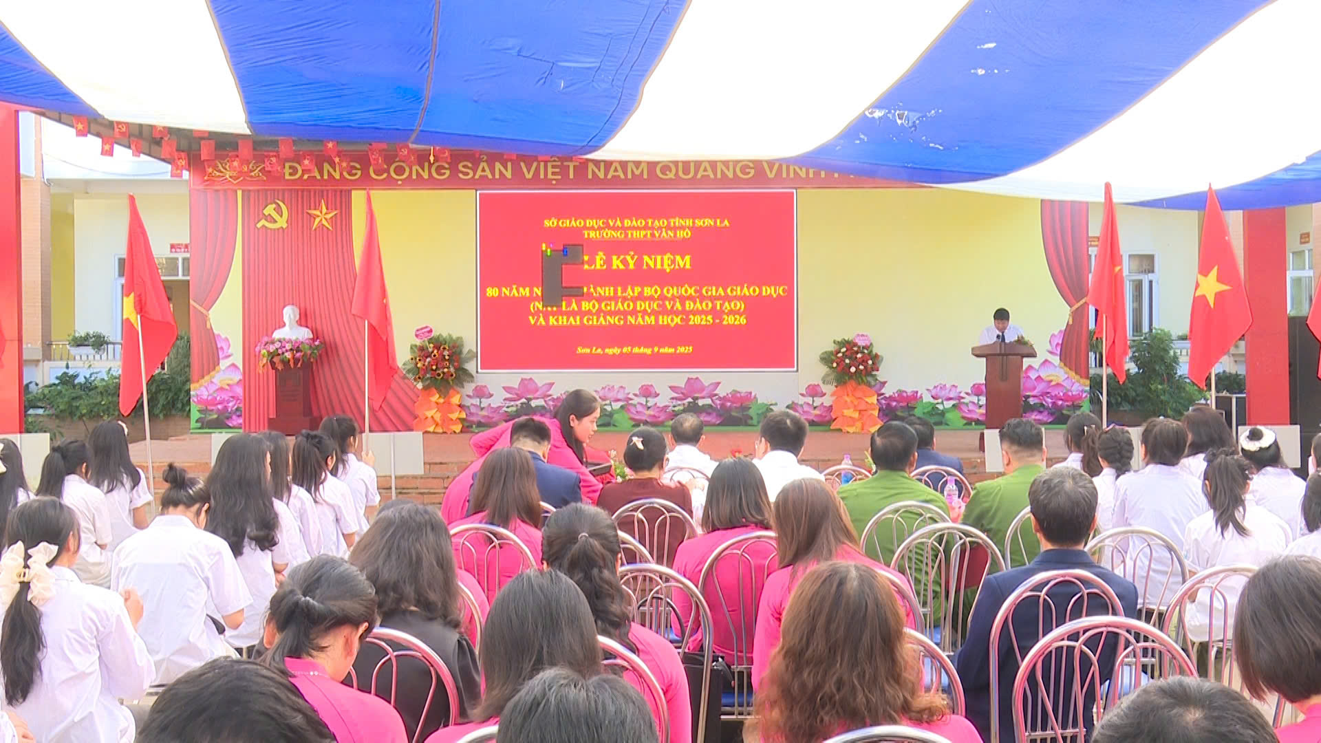 Các trường học trên địa bàn xã Vân Hồ tưng bừng khai giảng năm học mới 2025 -2026