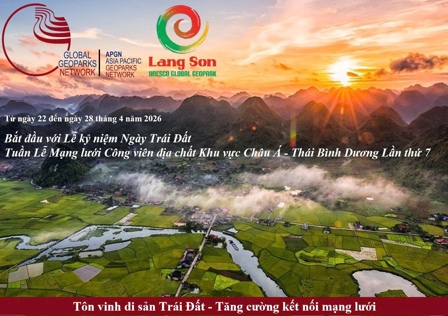 Hưởng ứng Tuần lễ Mạng lưới Công viên địa chất Khu vực Châu Á - Thái Bình Dương Lần thứ 7  (Tuần lễ APGN)