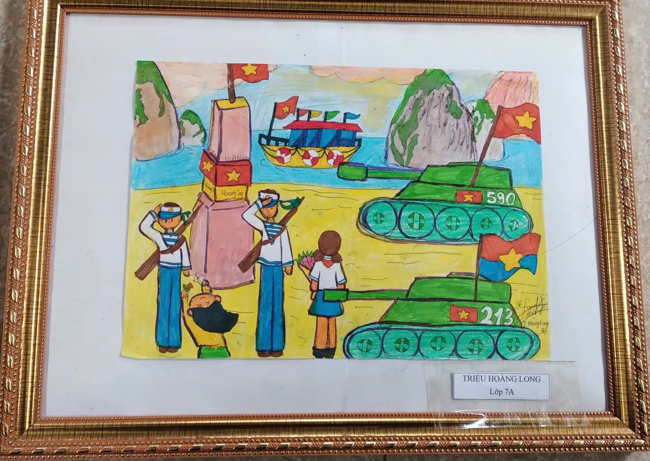 Hoạt động vẽ tranh chào mừng ngày 22/12