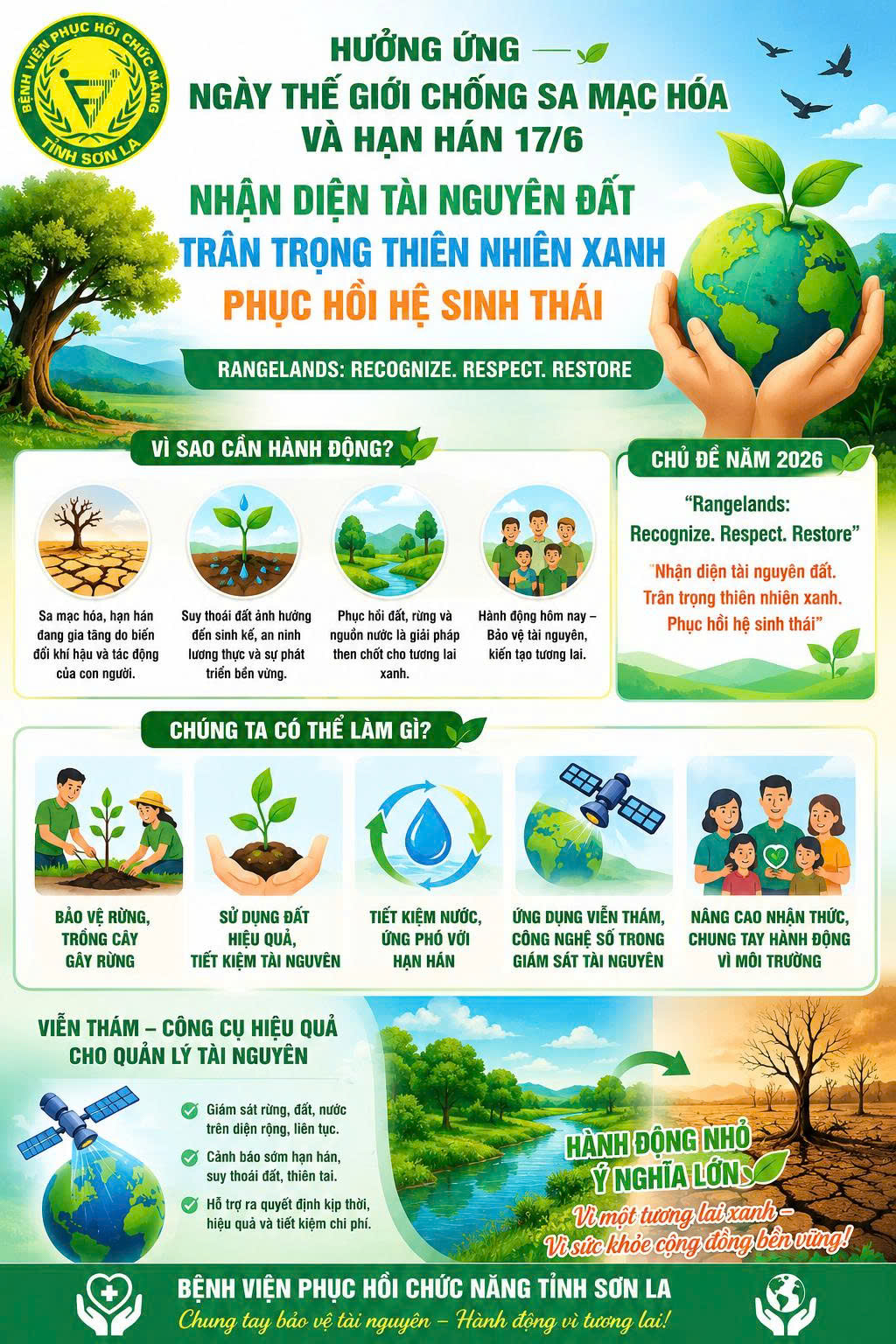 Hưởng ứng ngày Thế giới chống sa mạc hóa và hạn hán 17/6