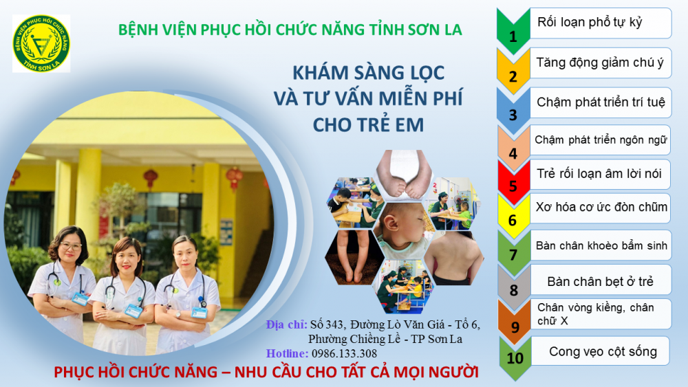 CÁCH PHÁT HIỆN SỚM CÁC DẠNG KHUYẾT TẬT Ở TRẺ TỪ 0 - 06 TUỔI