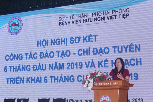 Bệnh viện Hữu nghị Việt Tiệp sơ kết công tác đào tạo và chỉ đạo tuyến 6 tháng đấu năm 2019