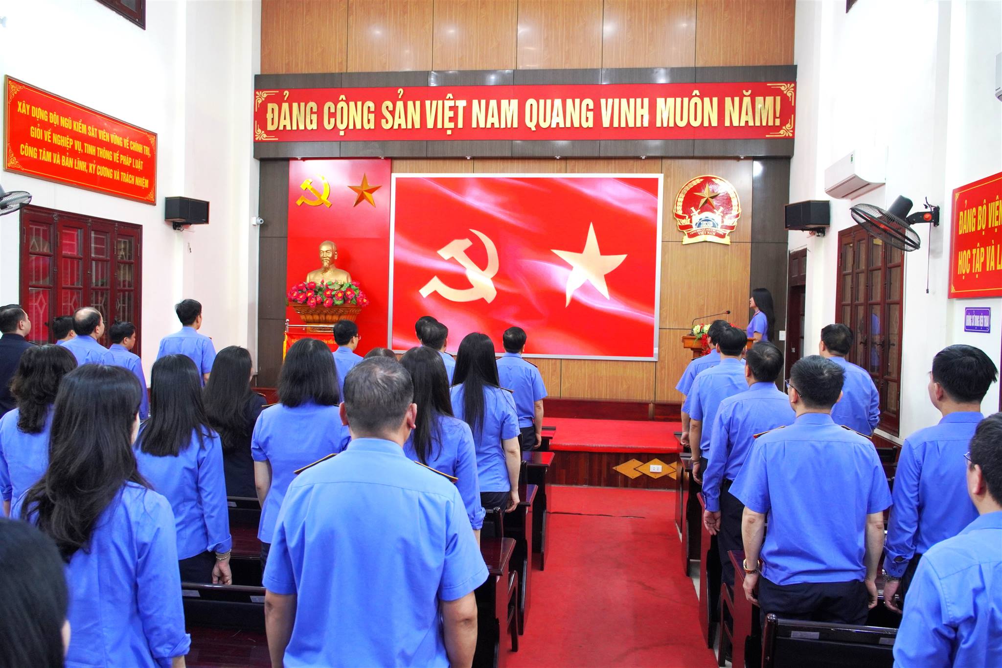 VKSND thành phố Hải Phòng: Khí thế chào cờ đầu xuân và quyết tâm thực hiện thắng lợi các nhiệm vụ trọng tâm năm 2026