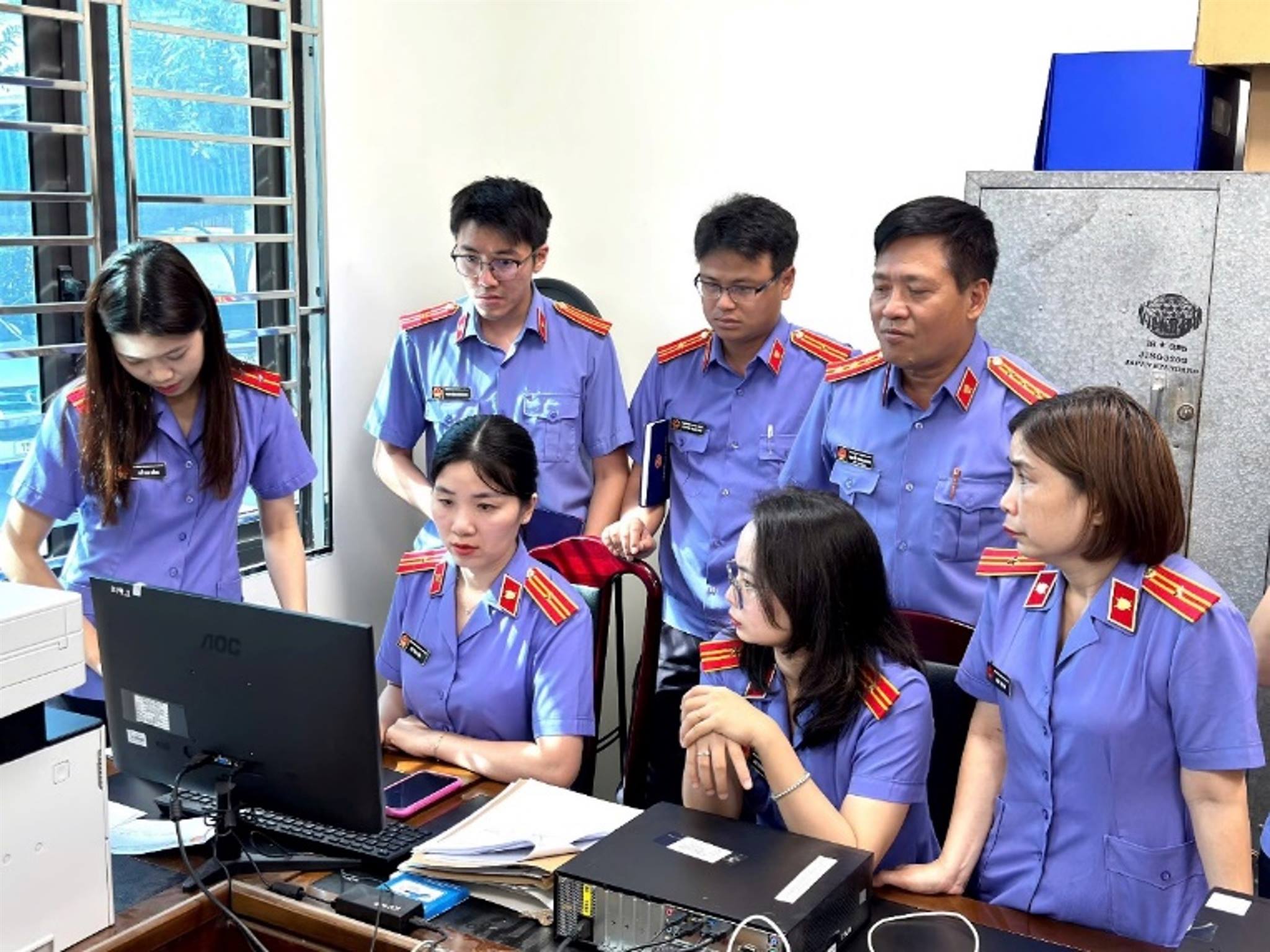VKSND khu vực 4: khẩn trương triển khai kế hoạch 100 ngày cao điểm xây dựng hồ sơ kiểm sát án hình sự điện tử
