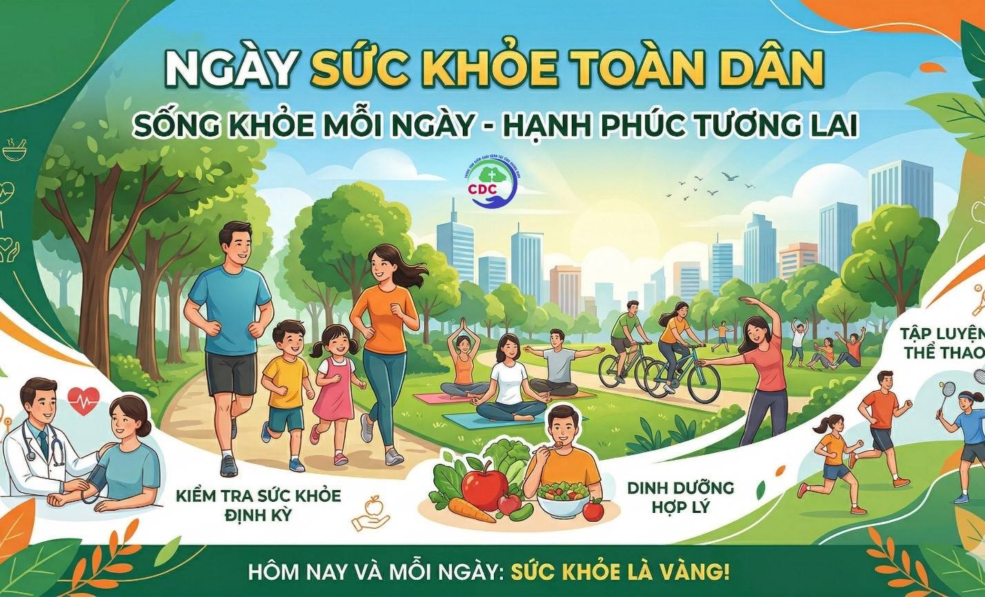 VKSND khu vực 8 – Hải Phòng hưởng ứng ngày sức khoẻ toàn dân 07/4/2026, đẩy mạnh cài đặt và liên thông dữ liệu lên sổ sức khoẻ điện tử