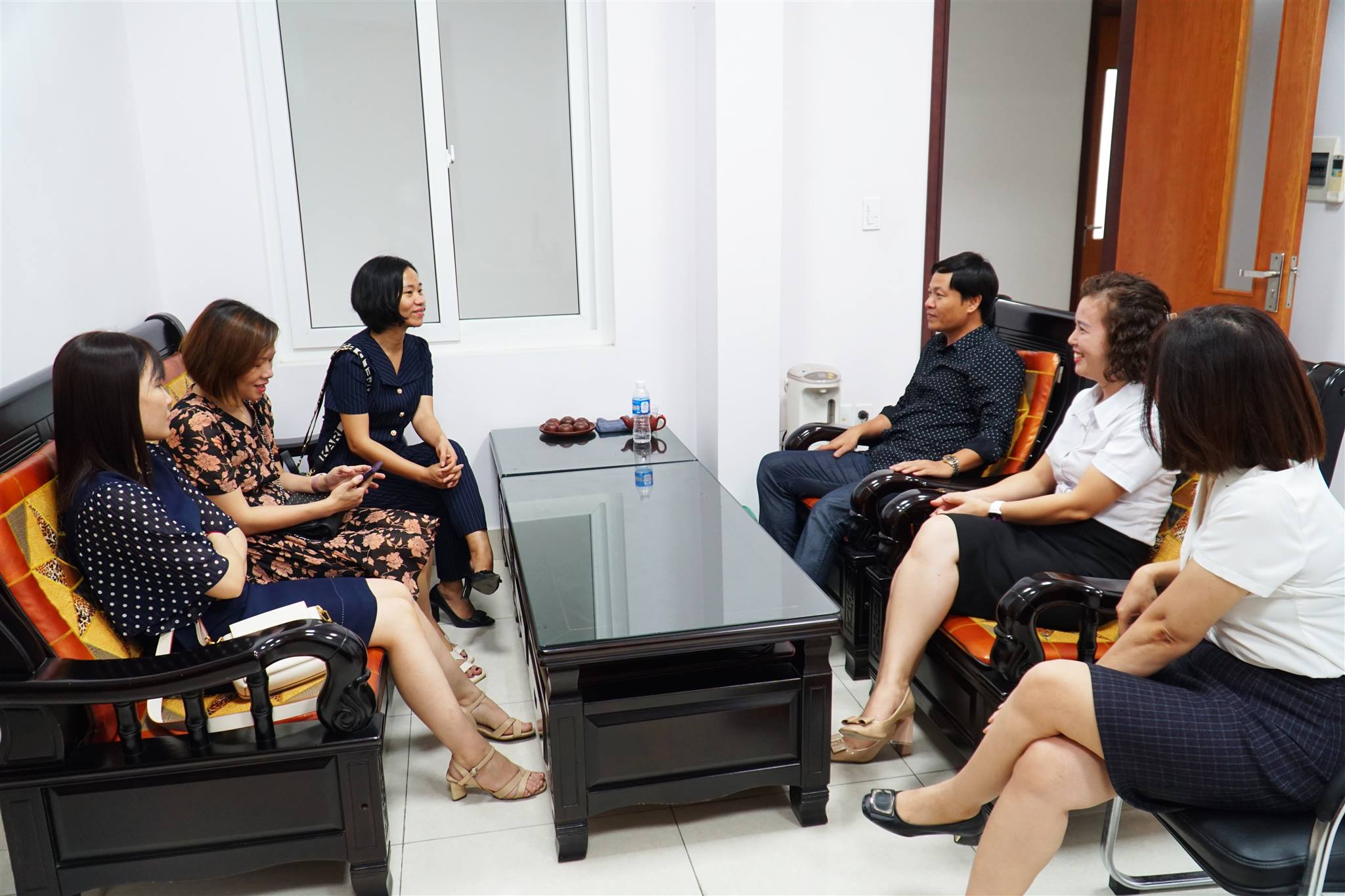 Tiếp đoàn công tác Công ty Cổ phần Cấp nước - Xây dựng Hải Phòng