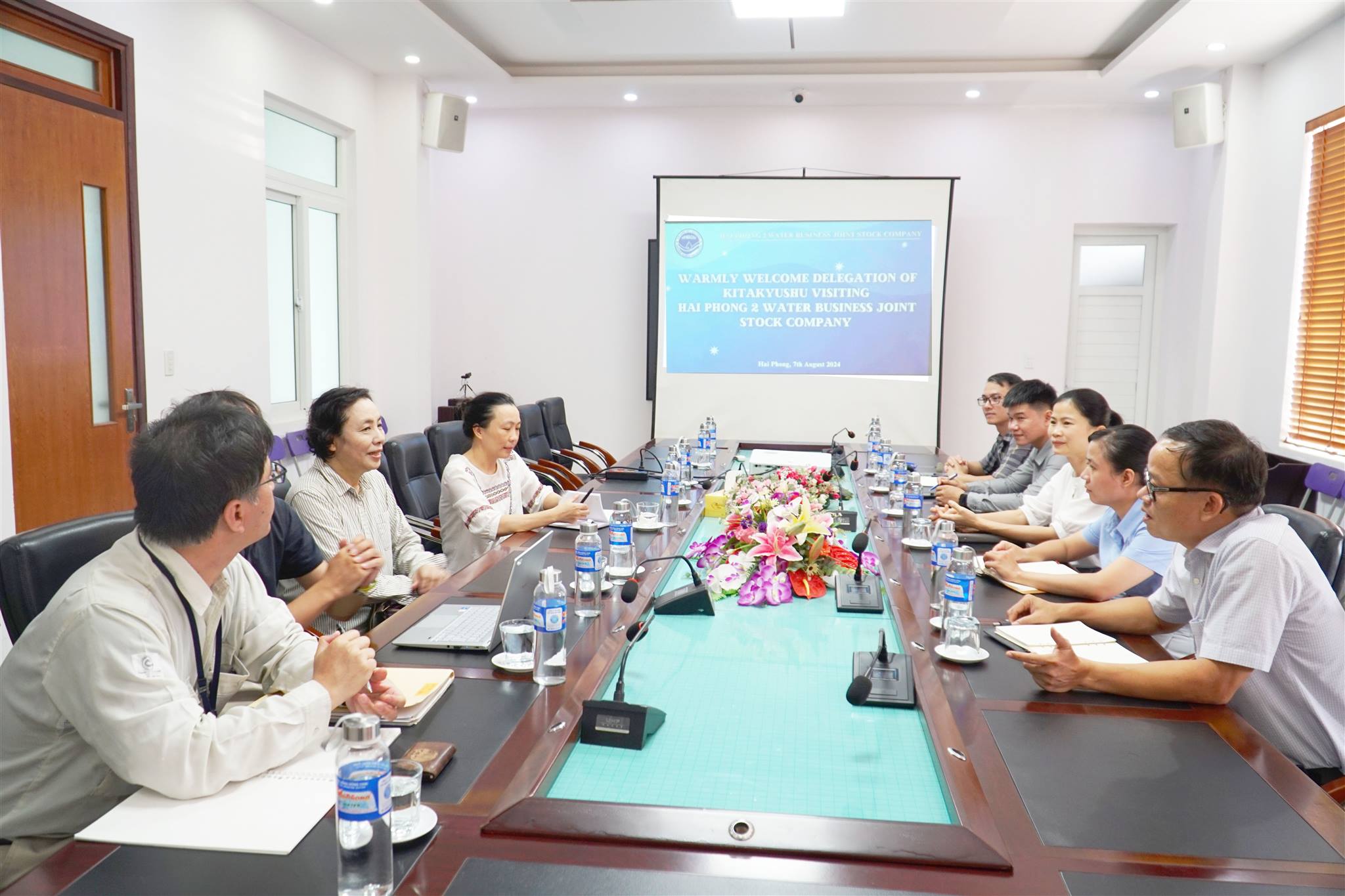 Tiếp đoàn chuyên gia Cục cấp thoát nước thành phố Kitakyushu 