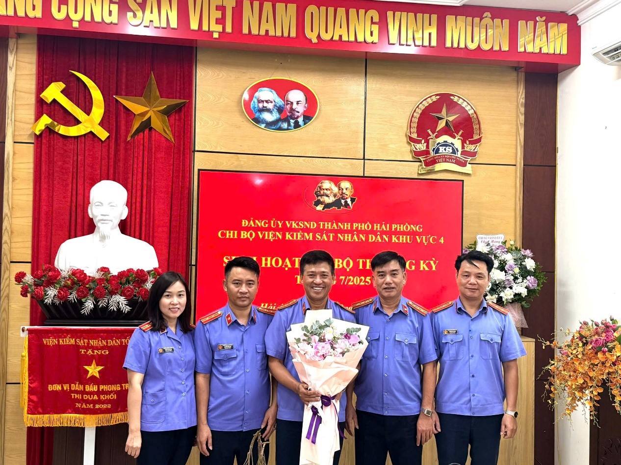 Dấu ấn buổi sinh hoạt đầu tiên của Chi bộ Viện kiểm sát nhân dân khu vực 4 – thành phố Hải Phòng