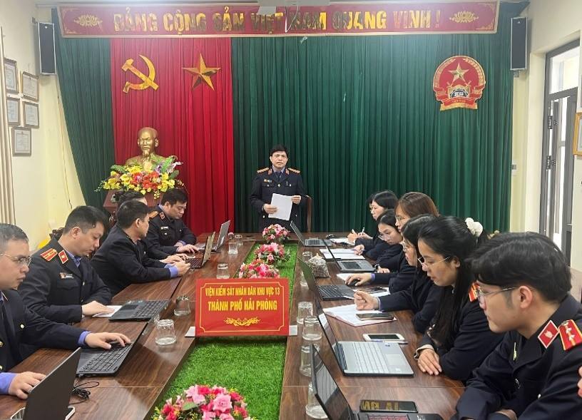 Viện kiểm sát nhân dân khu vực 13 - Hải Phòng tổ chức tập huấn sử dụng nền tảng Quản lý án hình sự, sẵn sàng vận hành nhập liệu, toàn trình.