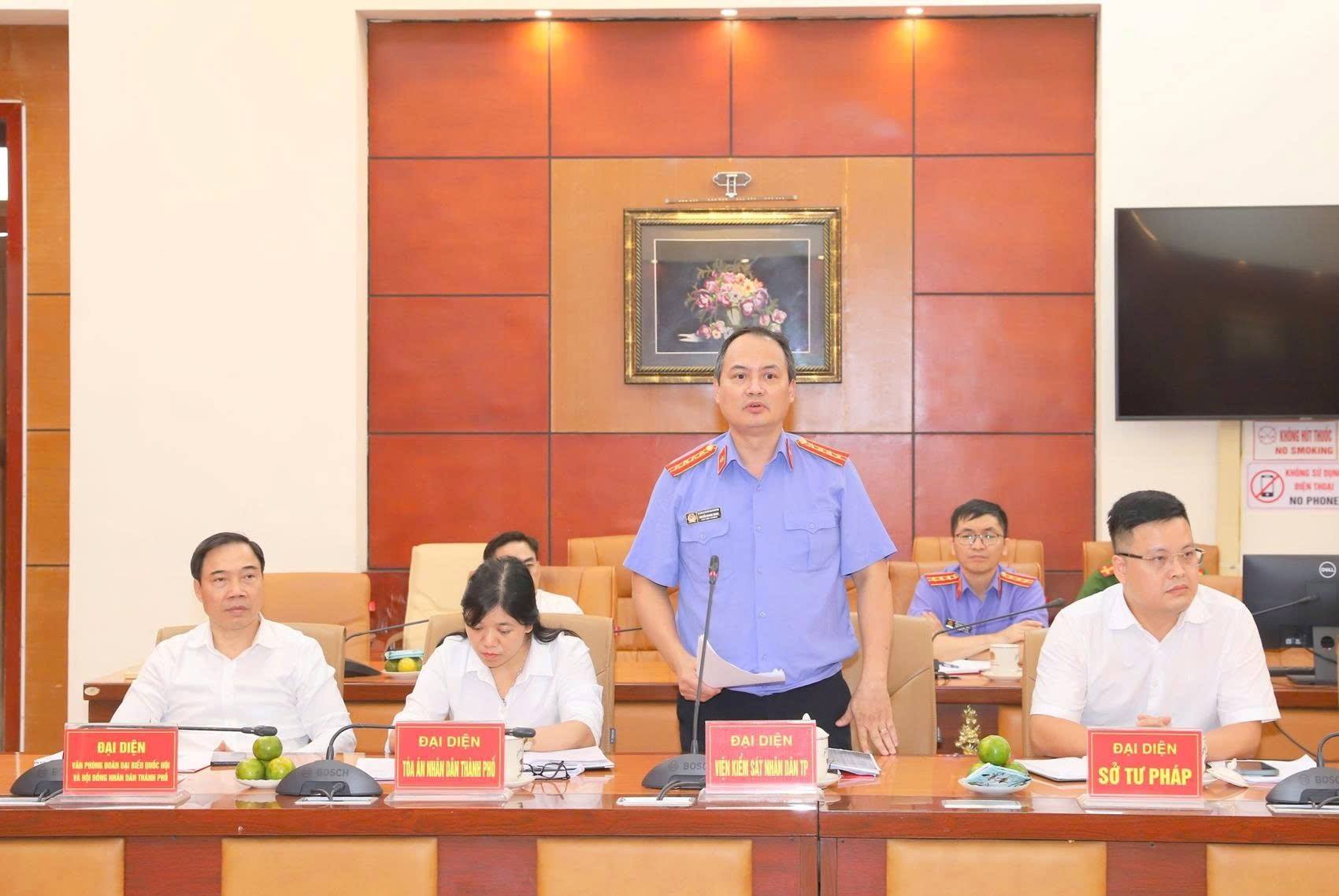 VKSND TP tham gia góp ý xây dựng các dự án Luật