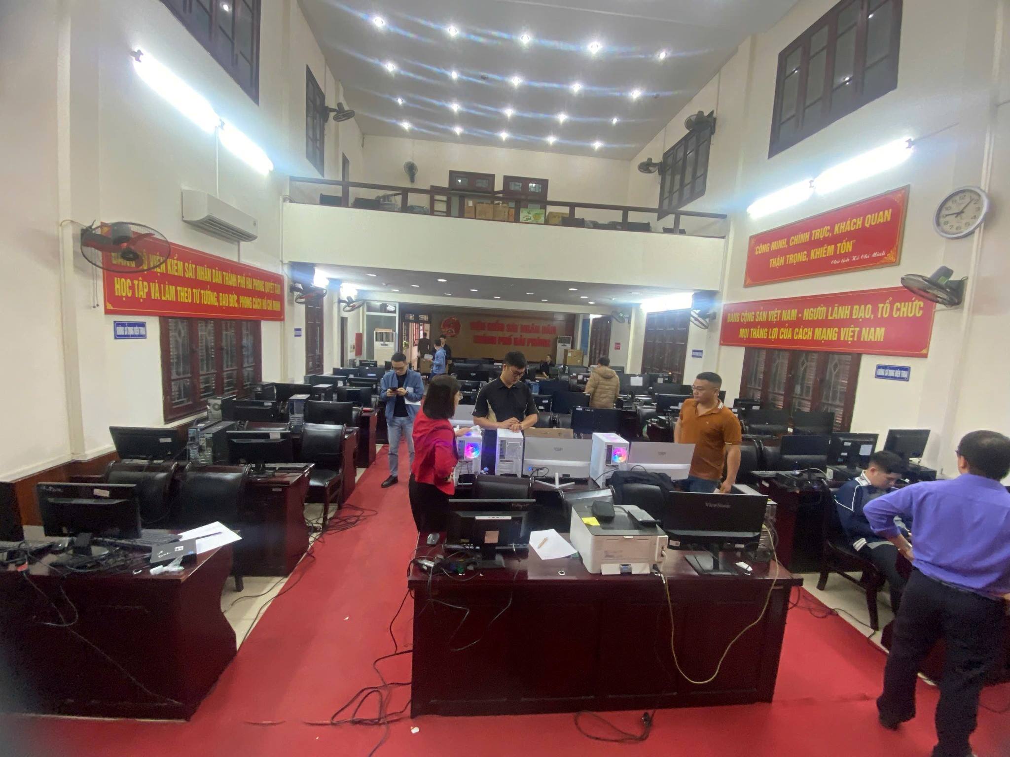 VKSND thành phố Hải Phòng chuẩn bị điều kiện hạ tầng kỹ thuật phục vụ triển khai nền tảng Quản Lý Án Hình Sự