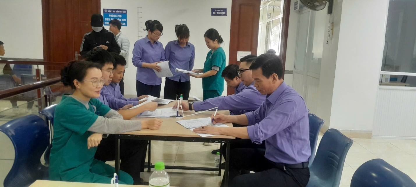 Viện kiểm sát nhân dân khu vực 10 - Hải Phòng tổ chức khám sức khỏe định kỳ năm 2025 cho toàn thể công chức, người lao động