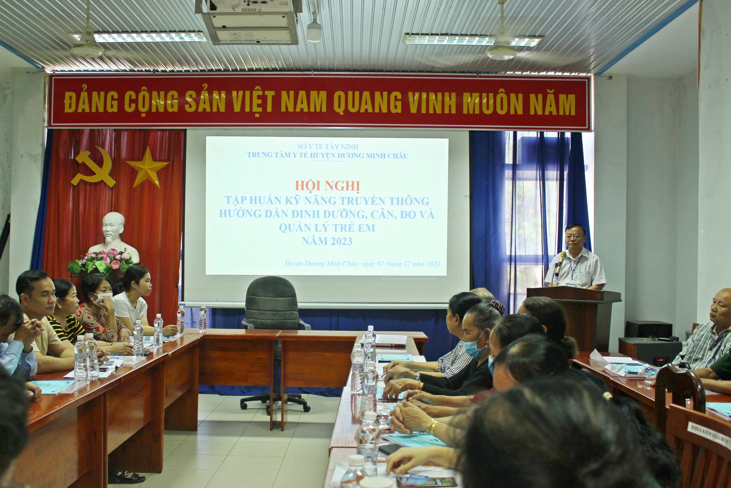 TẬP HUẤN “CẢI THIỆN DINH DƯỠNG” CHƯƠNG TRÌNH TIỂU DỰ ÁN 2 THUỘC DỰ ÁN 3 CHƯƠNG TRÌNH MỤC TIÊU QUỐC GIA GIẢM NGHÈO BỀN VỮNG NĂM 2023