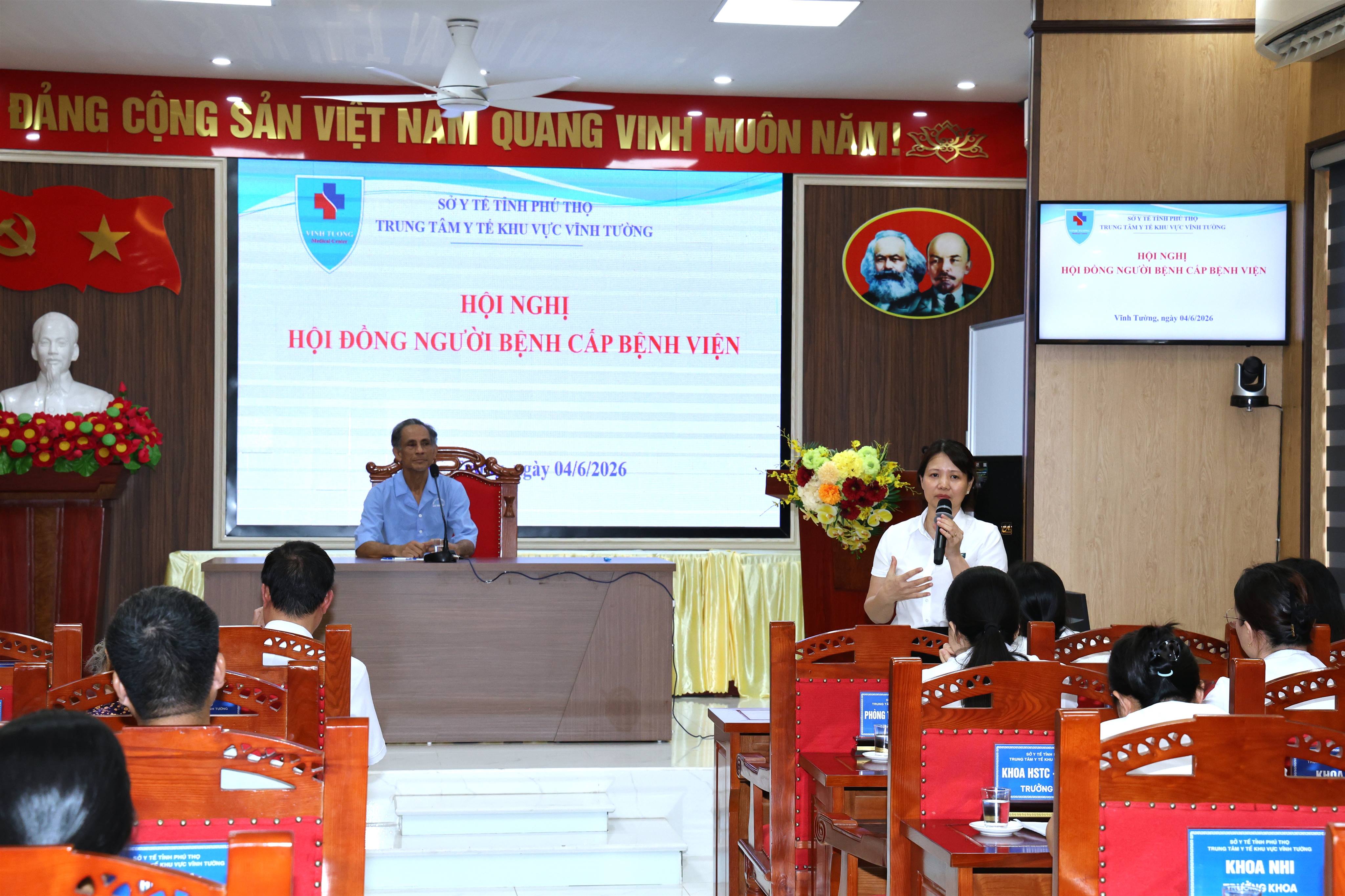 Họp hội đồng người bệnh cấp bệnh viện tháng 6 năm 2026