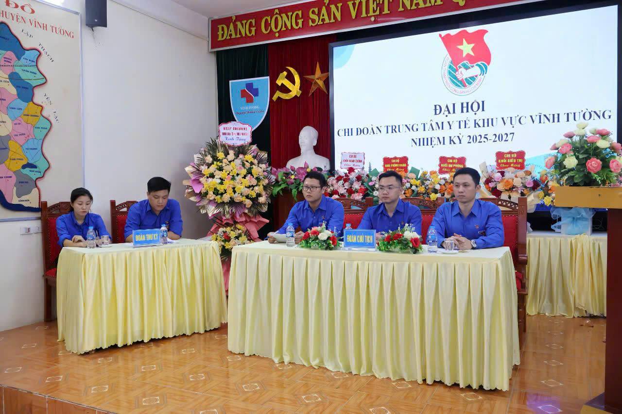 Đại hội Chi Đoàn Trung tâm y tế khu vực Vĩnh Tường 