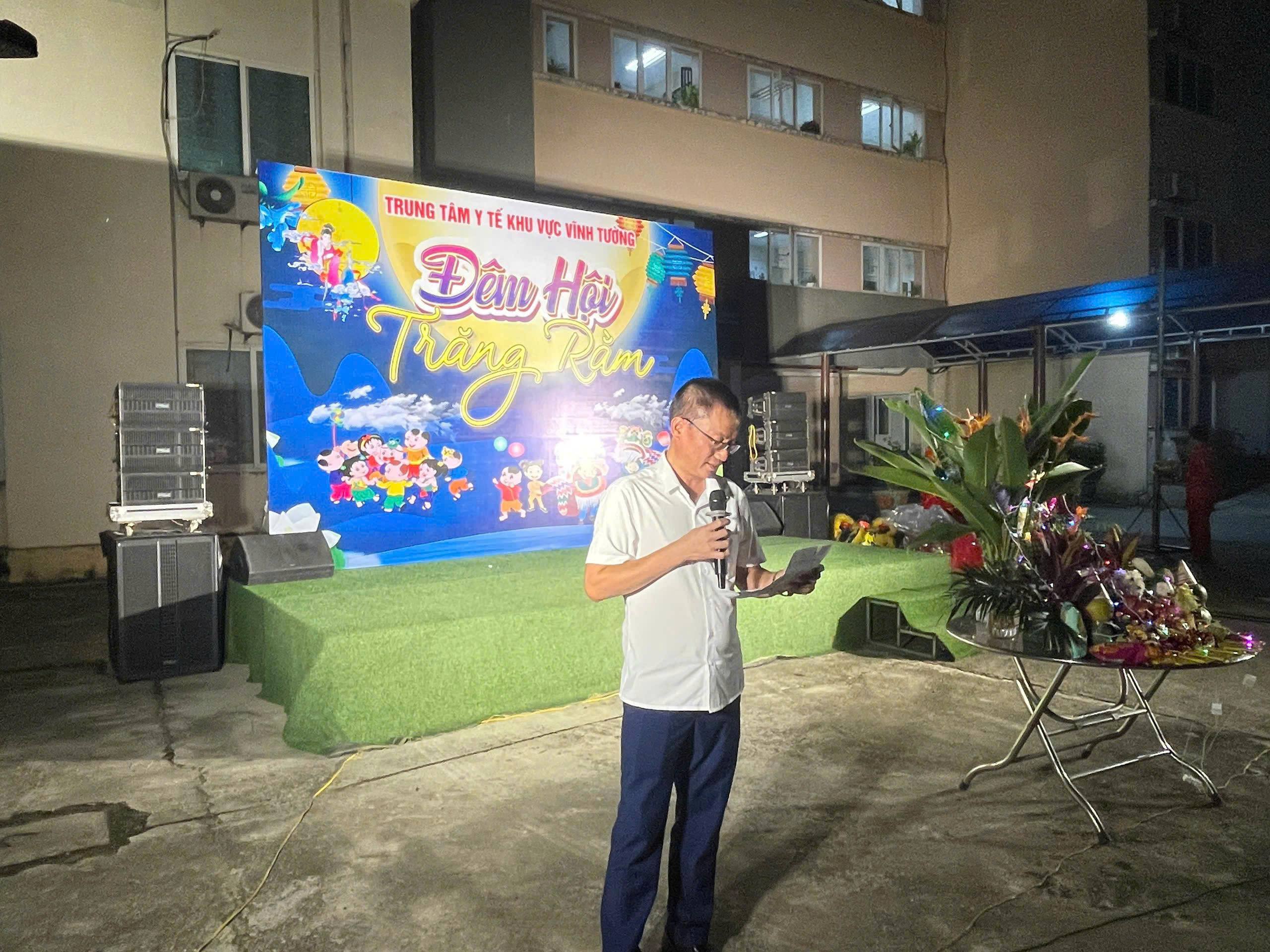 Trung tâm Y tế Vĩnh Tường tổ chức Tết Trung thu cho con em cán bộ, nhân viên