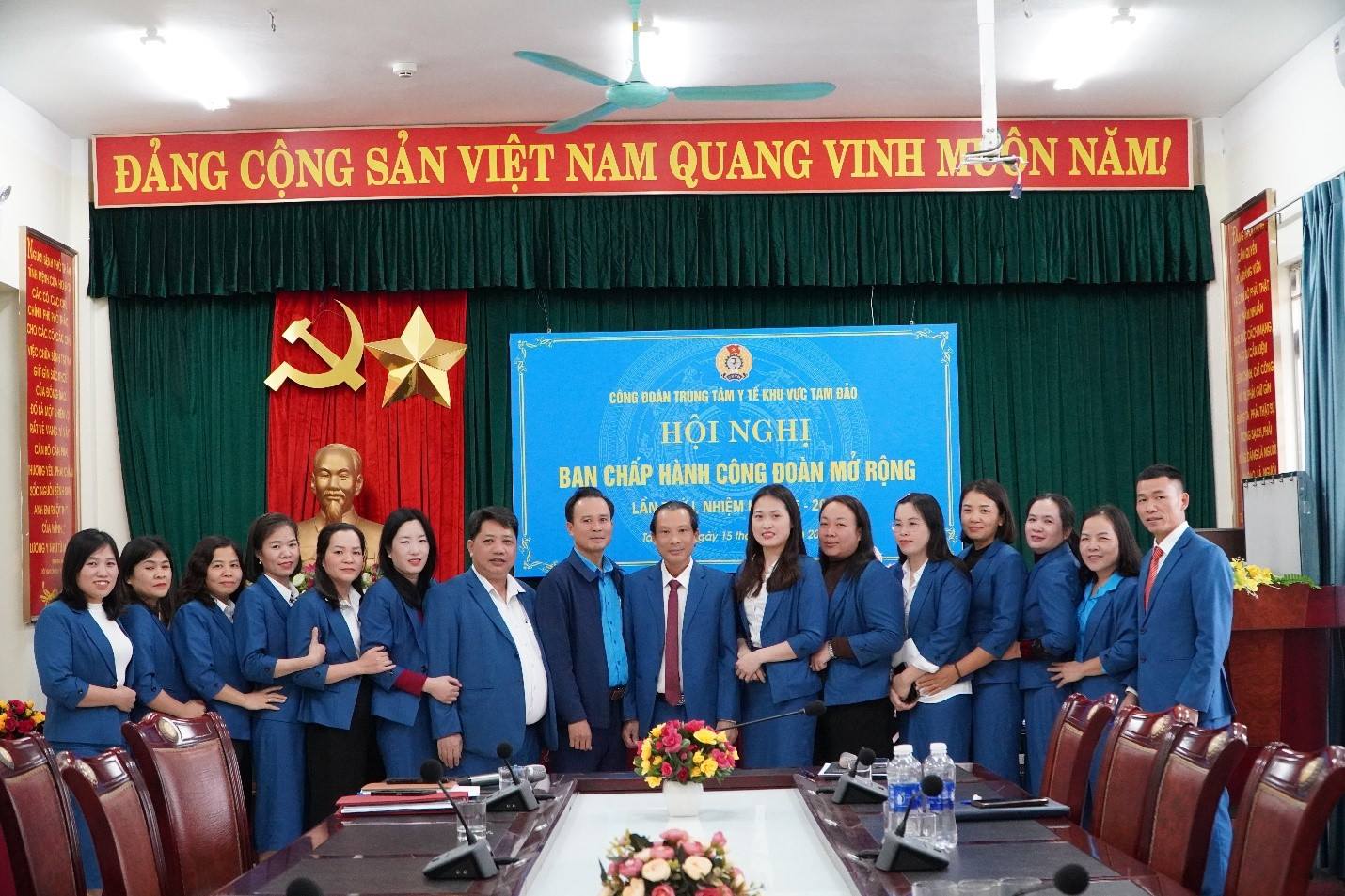 HỘI NGHỊ BAN CHẤP HÀNH CÔNG ĐOÀN TRUNG TÂM Y TẾ KHU VỰC TAM ĐẢO (MỞ RỘNG)