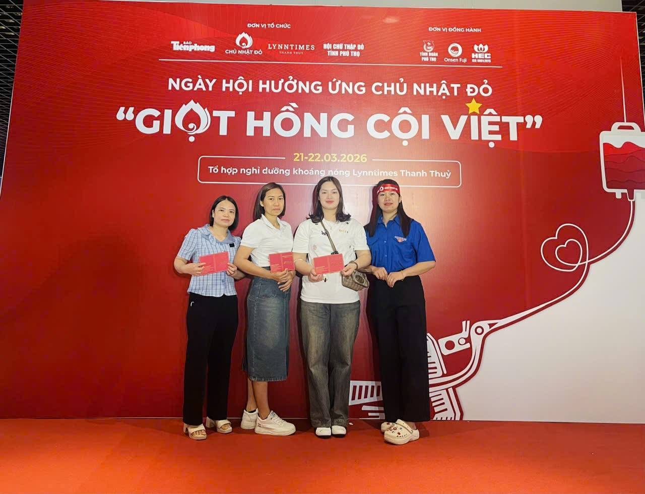 HƯỞNG ỨNG PHONG TRÀO HIẾN MÁU TÌNH NGUYỆN CỦA CÁC CÔ TRƯỜNG MẦM NON ĐÀO XÁ