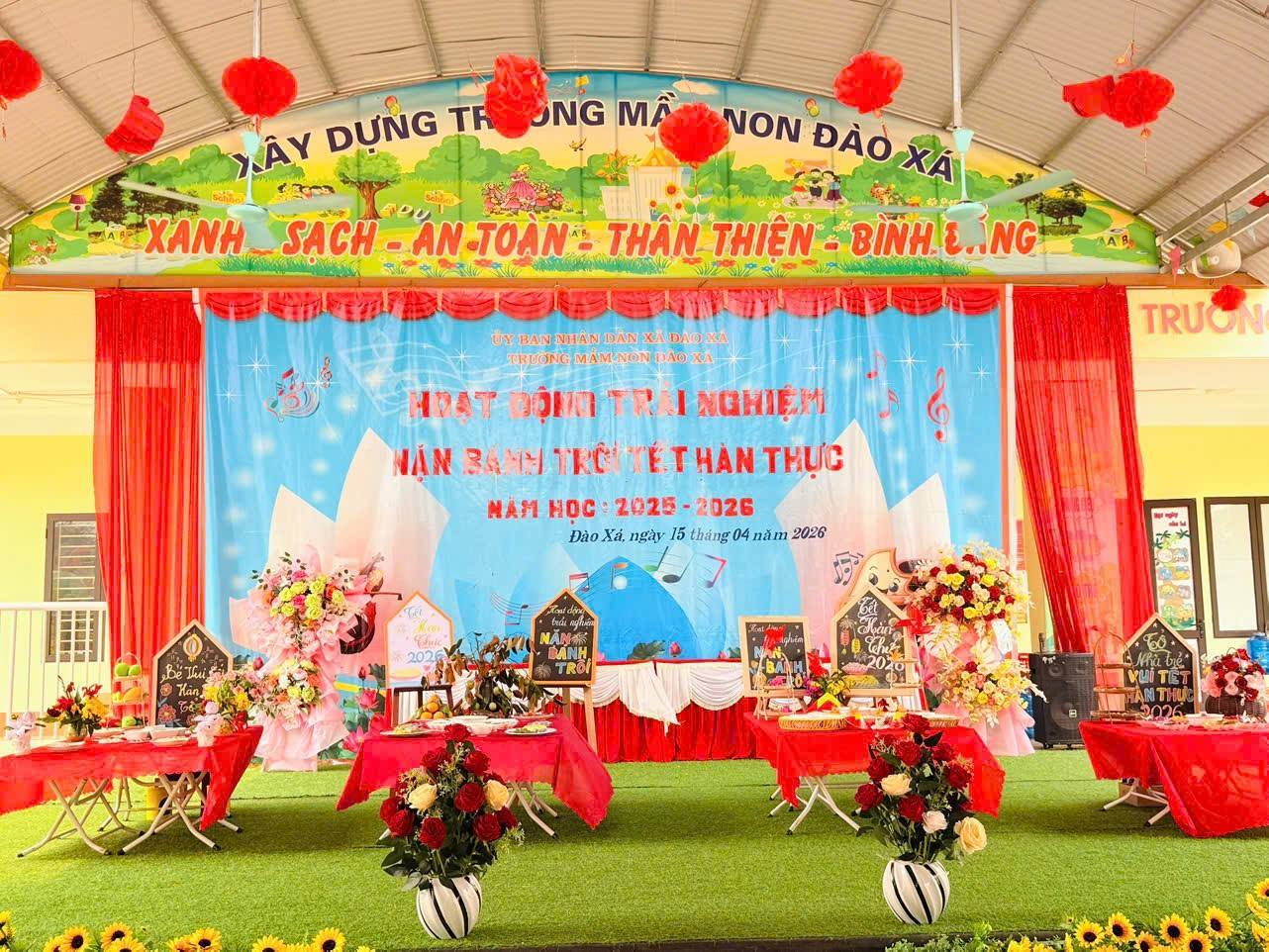 HOẠT ĐỘNG TRẢI NGHIỆM  NẶN BÁNH TRÔI TẾT HÀN THỰC NĂM HỌC 2025-2026