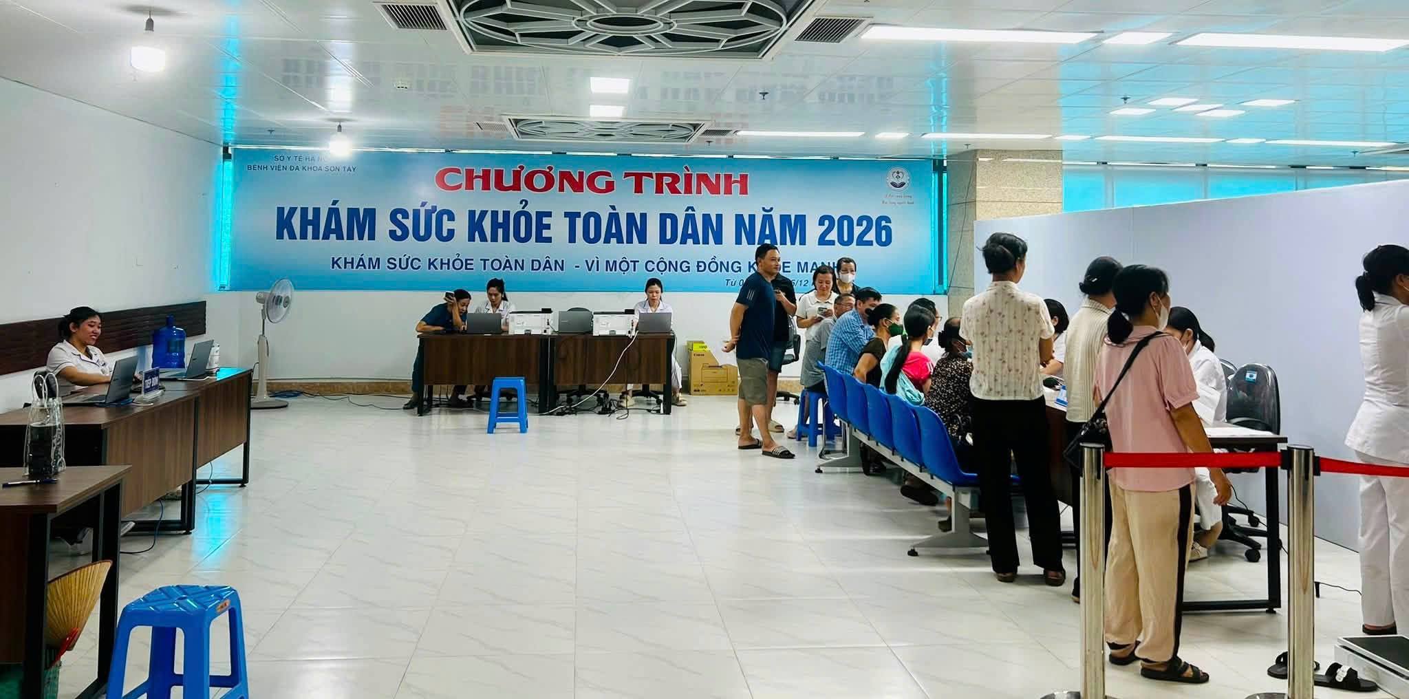 PHƯỜNG SƠN TÂY ĐẨY MẠNH KHÁM SỨC KHỎE ĐỊNH KỲ, HƯỚNG TỚI MỤC TIÊU 100% NGƯỜI DÂN ĐƯỢC QUẢN LÝ SỨC KHỎE