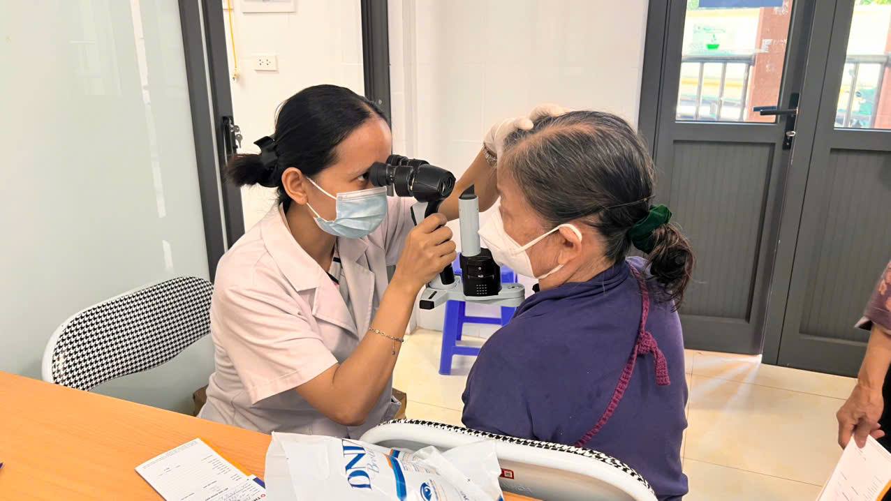 TRẠM Y TẾ PHƯỜNG SƠN TÂY TỔ CHỨC THÀNH CÔNG CHƯƠNG TRÌNH KHÁM MẮT MIỄN PHÍ ĐỢT 2 NĂM 2026
