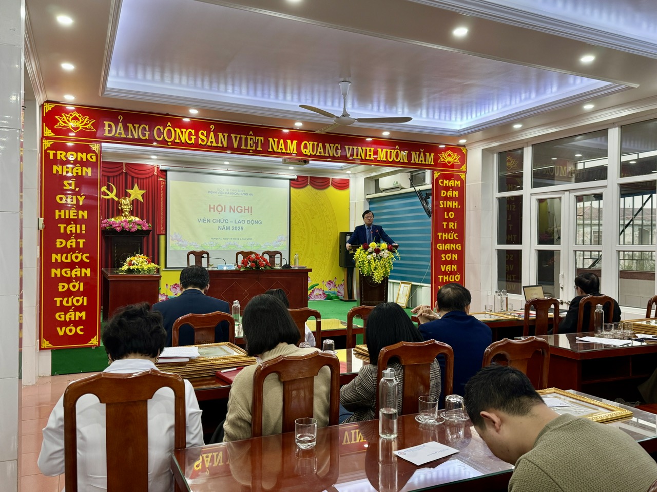 HỘI NGHỊ VIÊN CHỨC, NGƯỜI LAO ĐỘNG BỆNH VIỆN ĐA KHOA HƯNG HÀ NĂM 2025