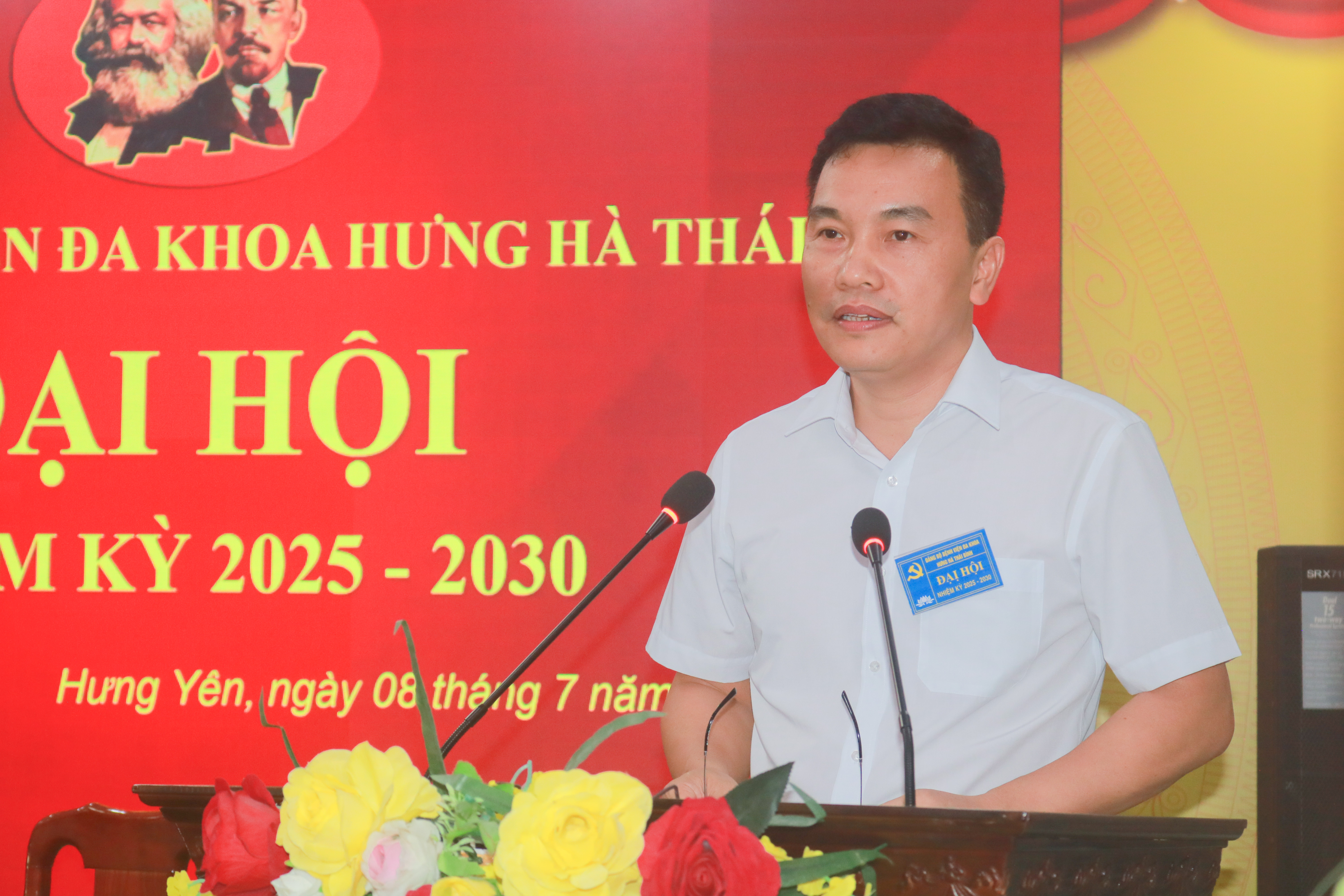 Đảng bộ bệnh viện Đa khoa Hưng Hà Thái Bình tổ chức Đại hội nhiệm kì 2025 - 2030.
