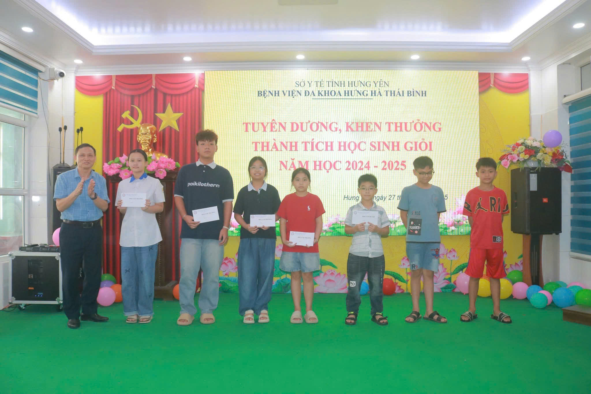 Bệnh viện đa khoa Hưng Hà Thái Bình Tuyên dương, Khen thưởng thành tích Học Sinh Giỏi 2024 – 2025