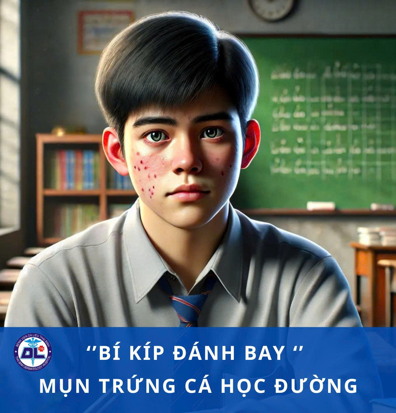 ‘‘BÍ KÍP ĐÁNH BAY’’ MỤN TRỨNG CÁ HỌC ĐƯỜNG