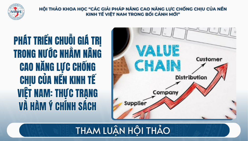 Phát triển chuỗi giá trị trong nước nhằm nâng cao năng lực chống chịu của nền kinh tế Việt Nam: thực trạng và hàm ý chính sách