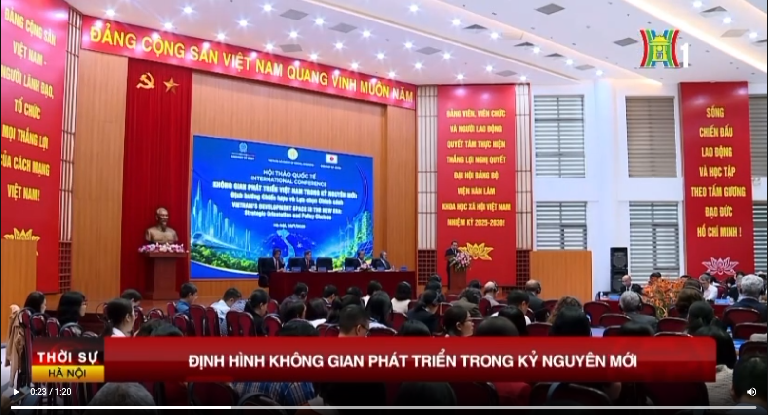 Hội thảo quốc tế "Không gian phát triển Việt Nam trong kỷ nguyên mới: Định hướng chiến lược và lựa chọn chính sách”