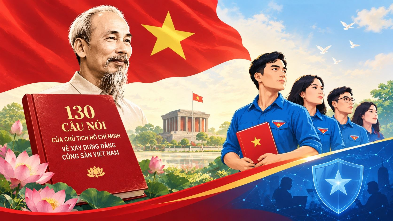 Giá trị của “130 câu nói của Chủ tịch Hồ Chí Minh về xây dựng Đảng Cộng sản Việt Nam” và bài học về trách nhiệm của đảng viên trong bảo vệ nền tảng tư tưởng của Đảng