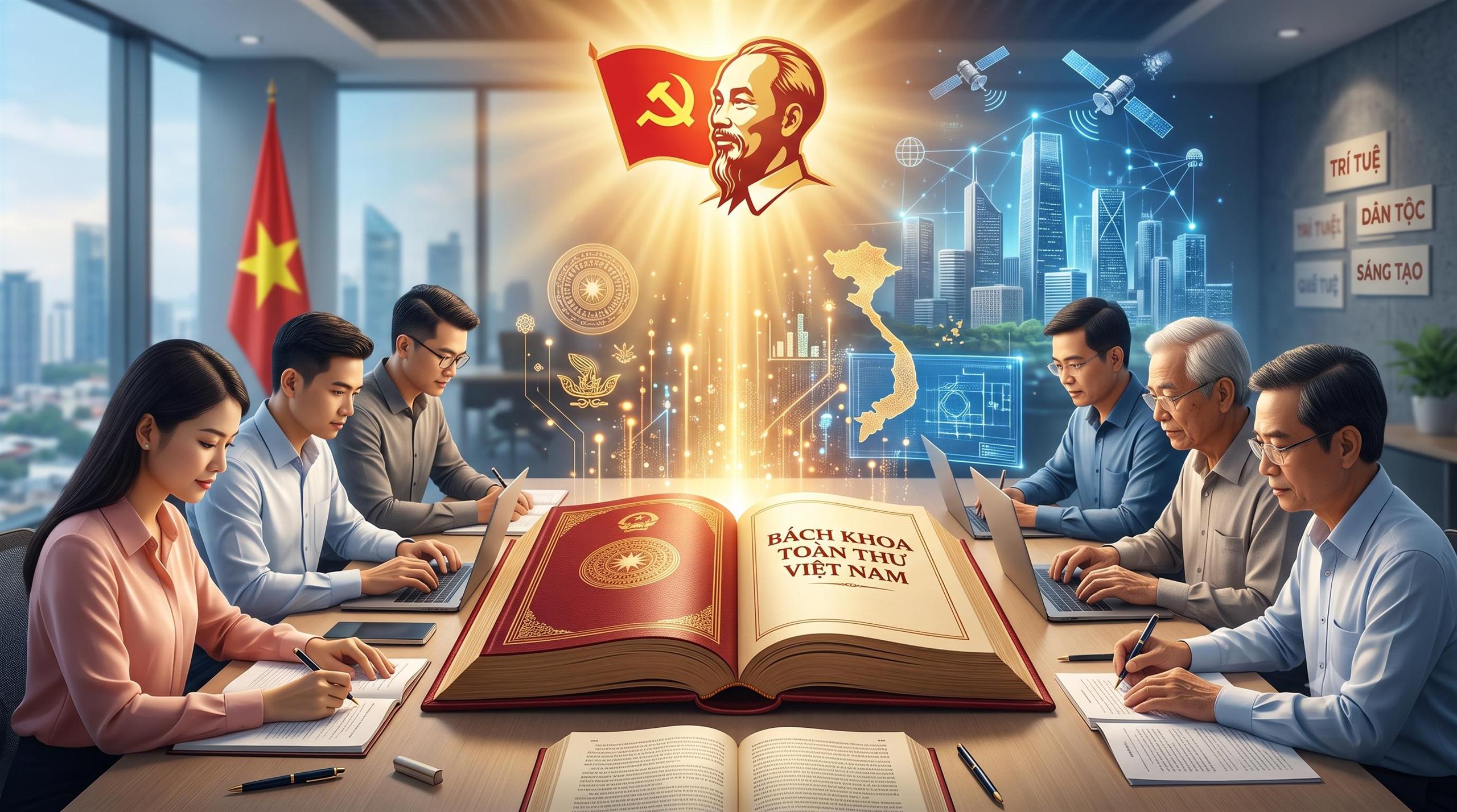 Vận dụng tư tưởng Hồ Chí Minh trong việc xây dựng đội ngũ biên soạn bách khoa toàn thư ở Việt Nam trong kỷ nguyên mới