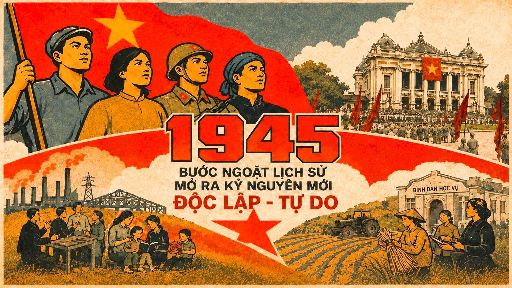 1945: Dấu mốc quan trọng trong tiến trình biến đổi văn hóa - xã hội Việt Nam thế kỷ XX