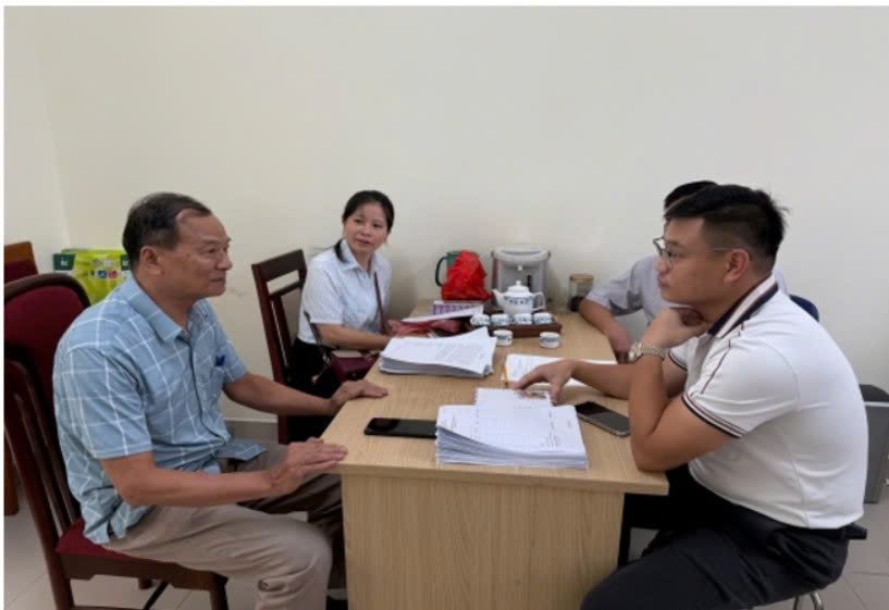 Hoạt động khảo sát thực địa về “Sự hài lòng của người dân đô thị về môi trường sống tại thành phố Hà Nội”